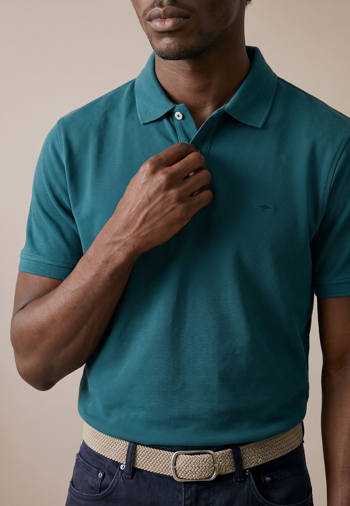 FYNCH-HATTON Polo avec broderie du logo