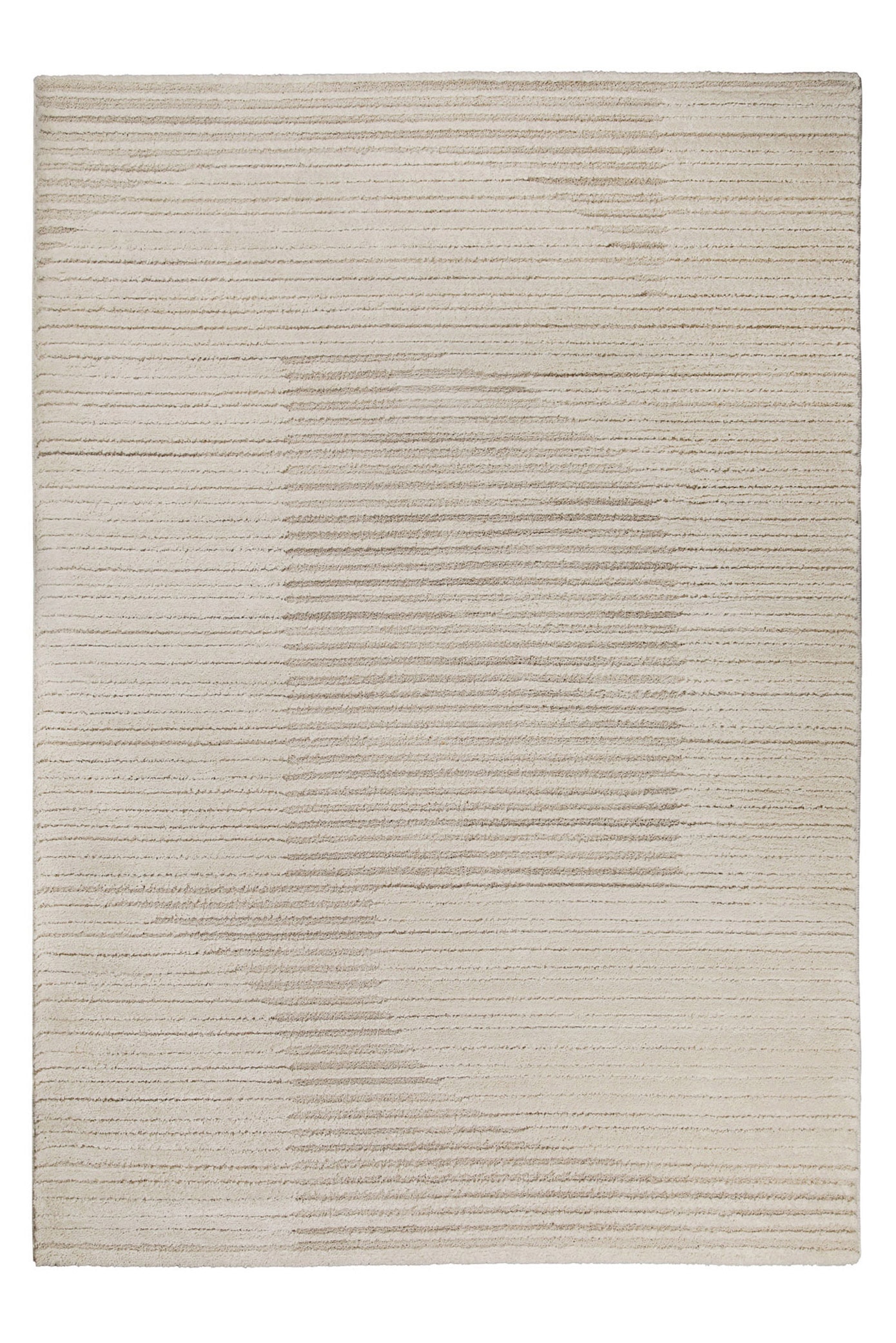 Wecon home Teppich »Sven« rechteckig 18 mm Höhe Gewebt, Hoch-Tief, pflegeleicht, Streifen Muster, Scandi, Wohnzimmer