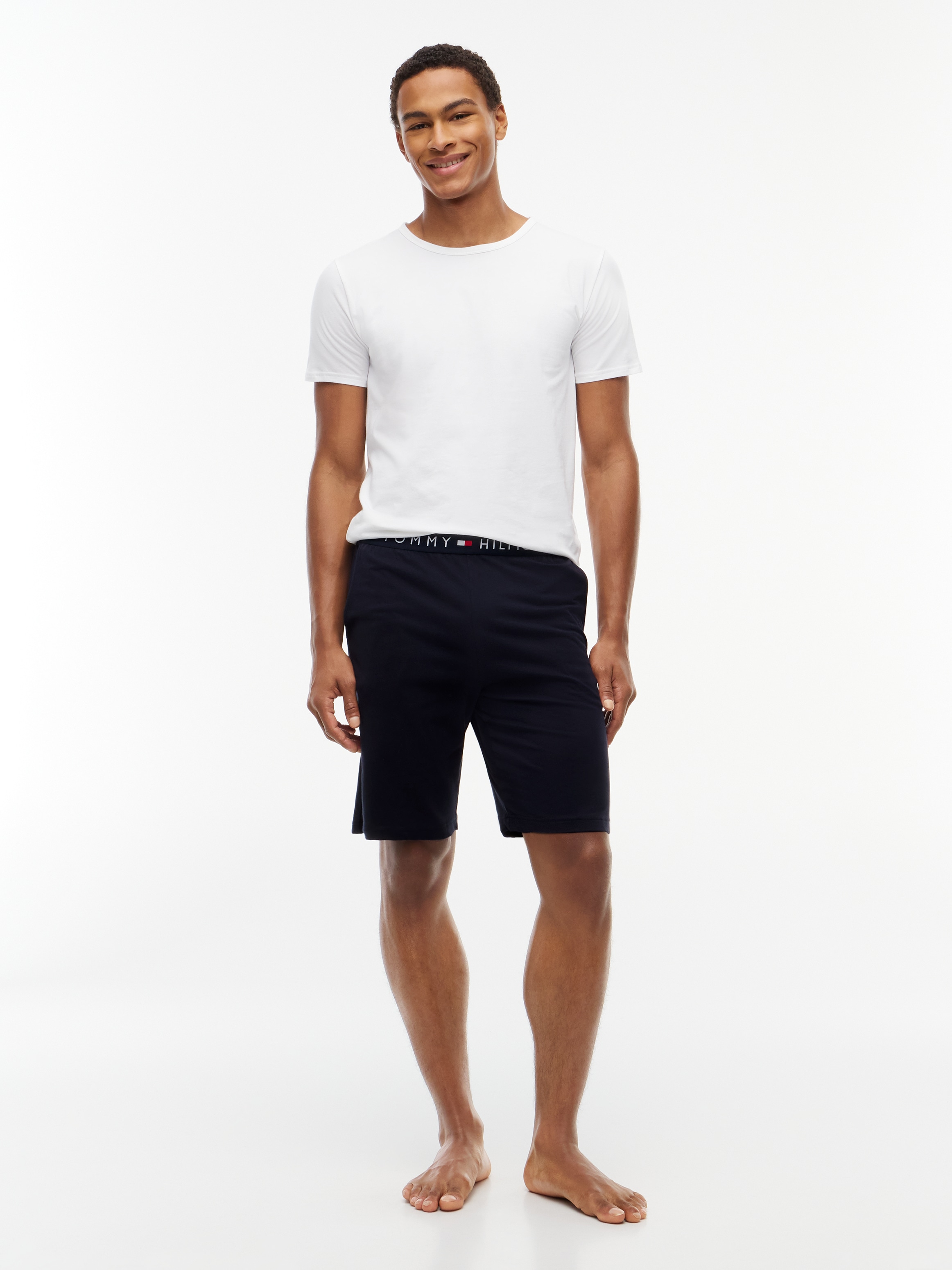 Tommy Hilfiger Underwear Short de nuit »JERSEY SHORT«  avec logo Tommy Hilfiger sur la ceinture