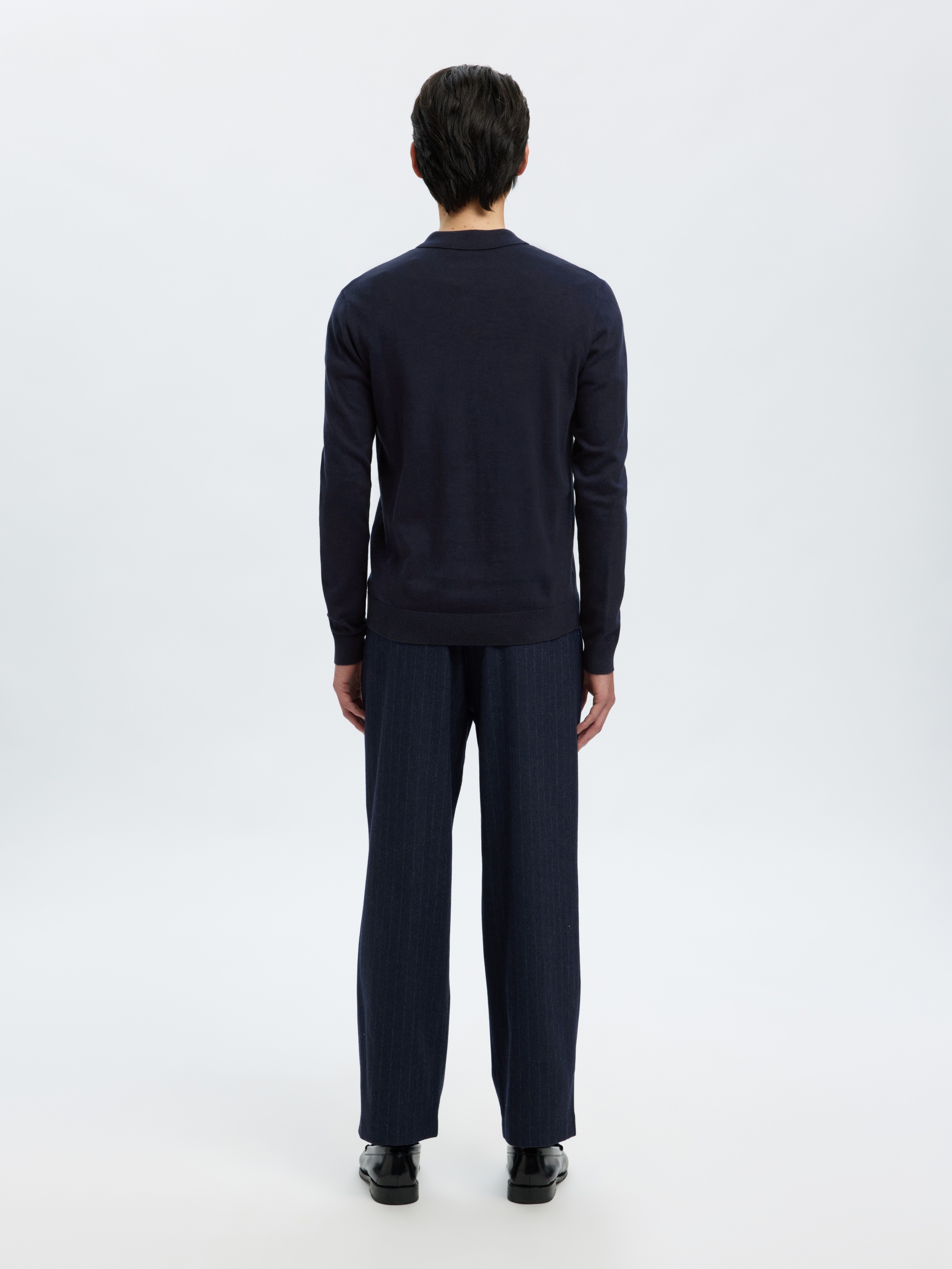 SELECTED Pull à col polo »SLHBERG LS HALF ZIP POLO NOOS«