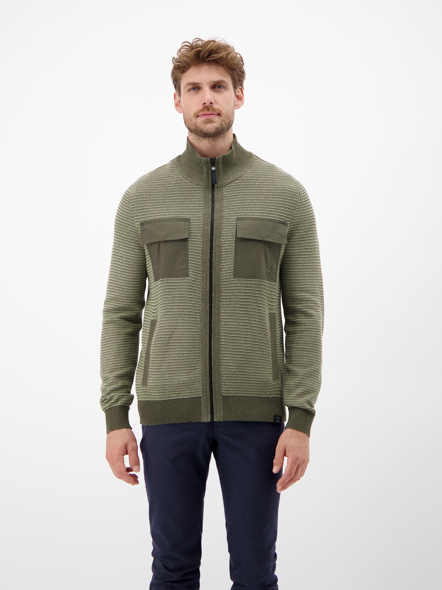 LERROS Strickjacke »LERROS Sportive Strickjacke für Herren«