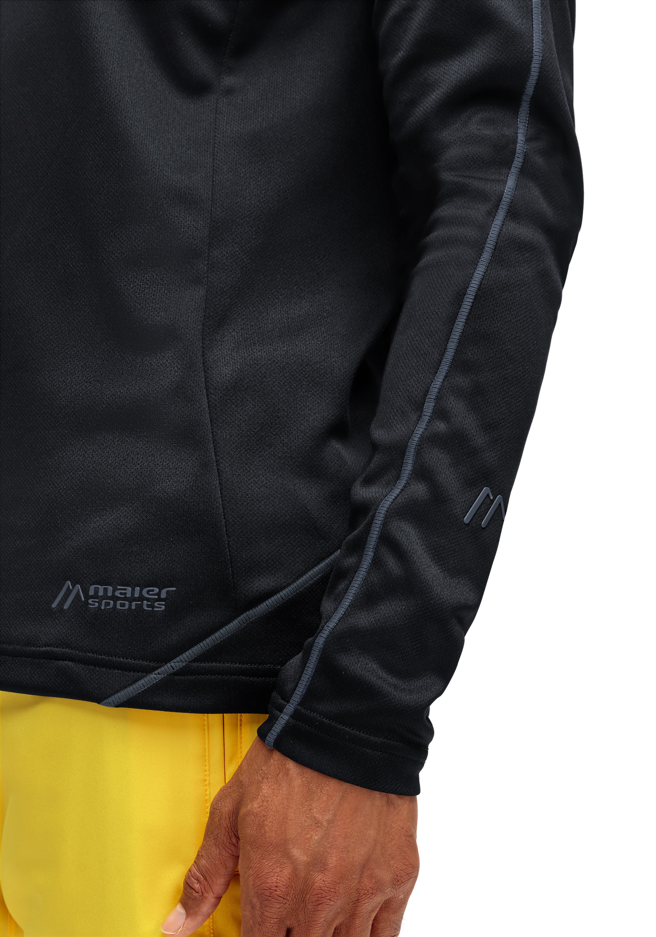 Maier Sports Funktionsshirt »Roger« funktionaler Herren Midlayer für Outdoor Touren und Ausflüge