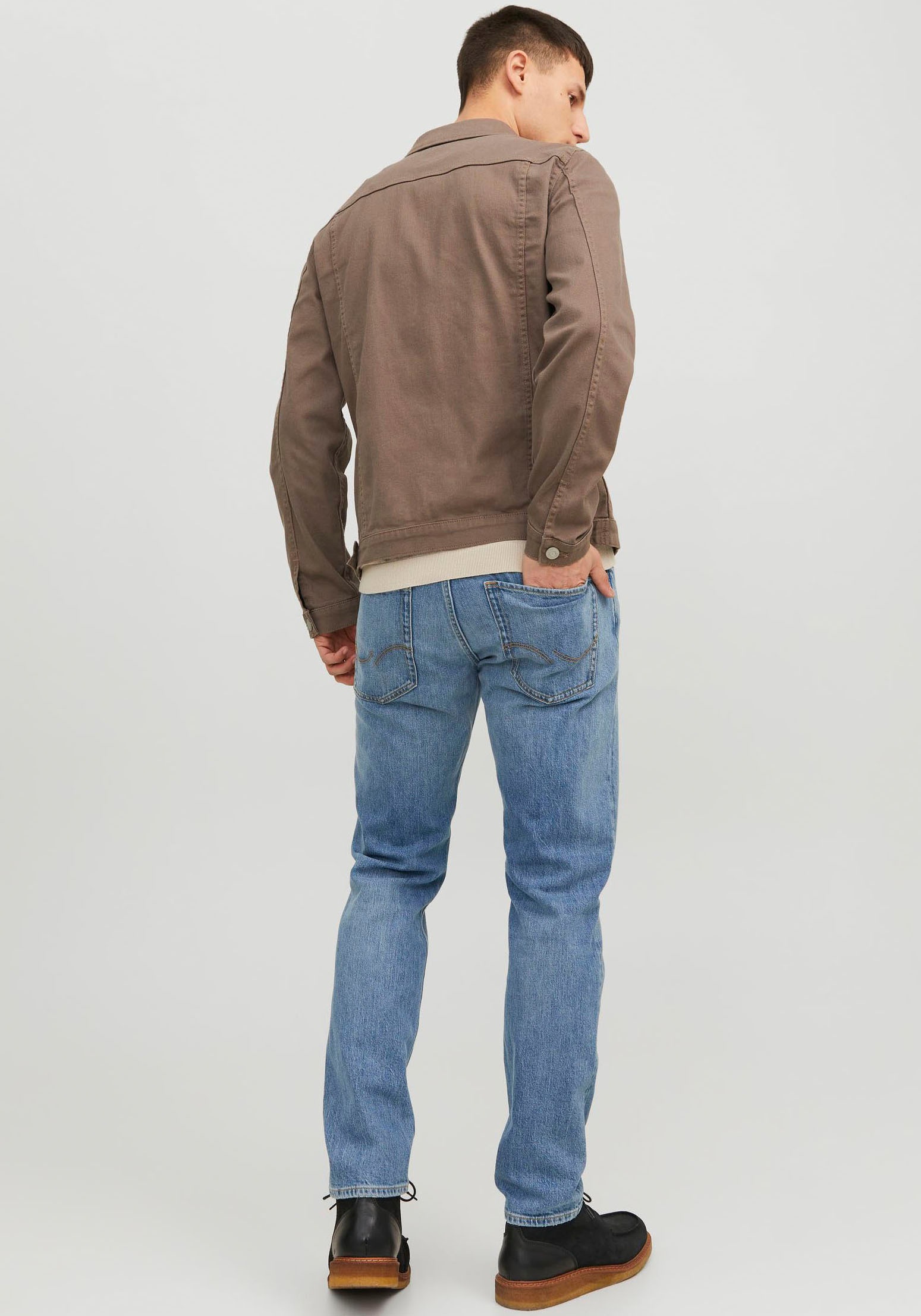 Jack & Jones Jeans taille basse »JJIMIKE JJORIGINAL CJ SN« mit Five-Pocket-Design