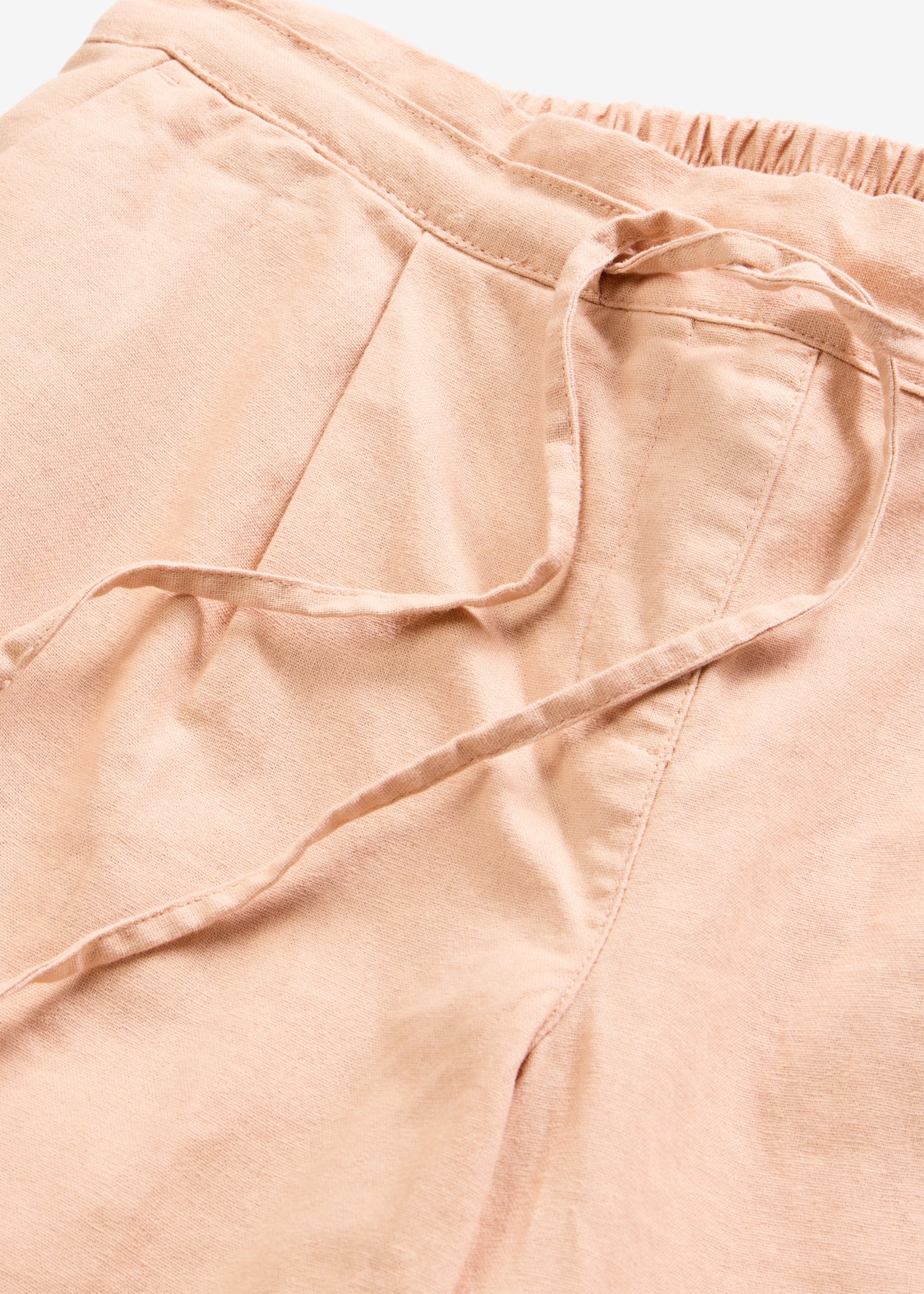 bonprix Pantalon en lin »Leinenhose«  aus Leinen und Baumwolle, Regular Fit, mit elastischem Gummibund
