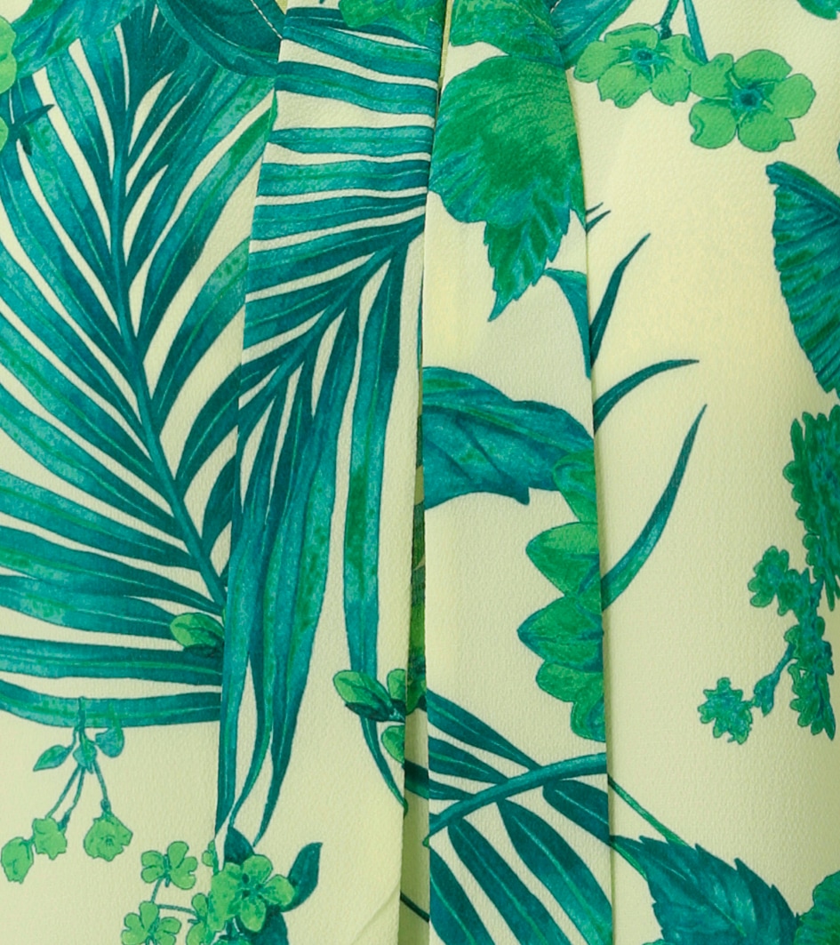 Aniston CASUAL Blusentop mit farbharmonischen Blumen und Blättern bedruckt - NEUE KOLLEKTION