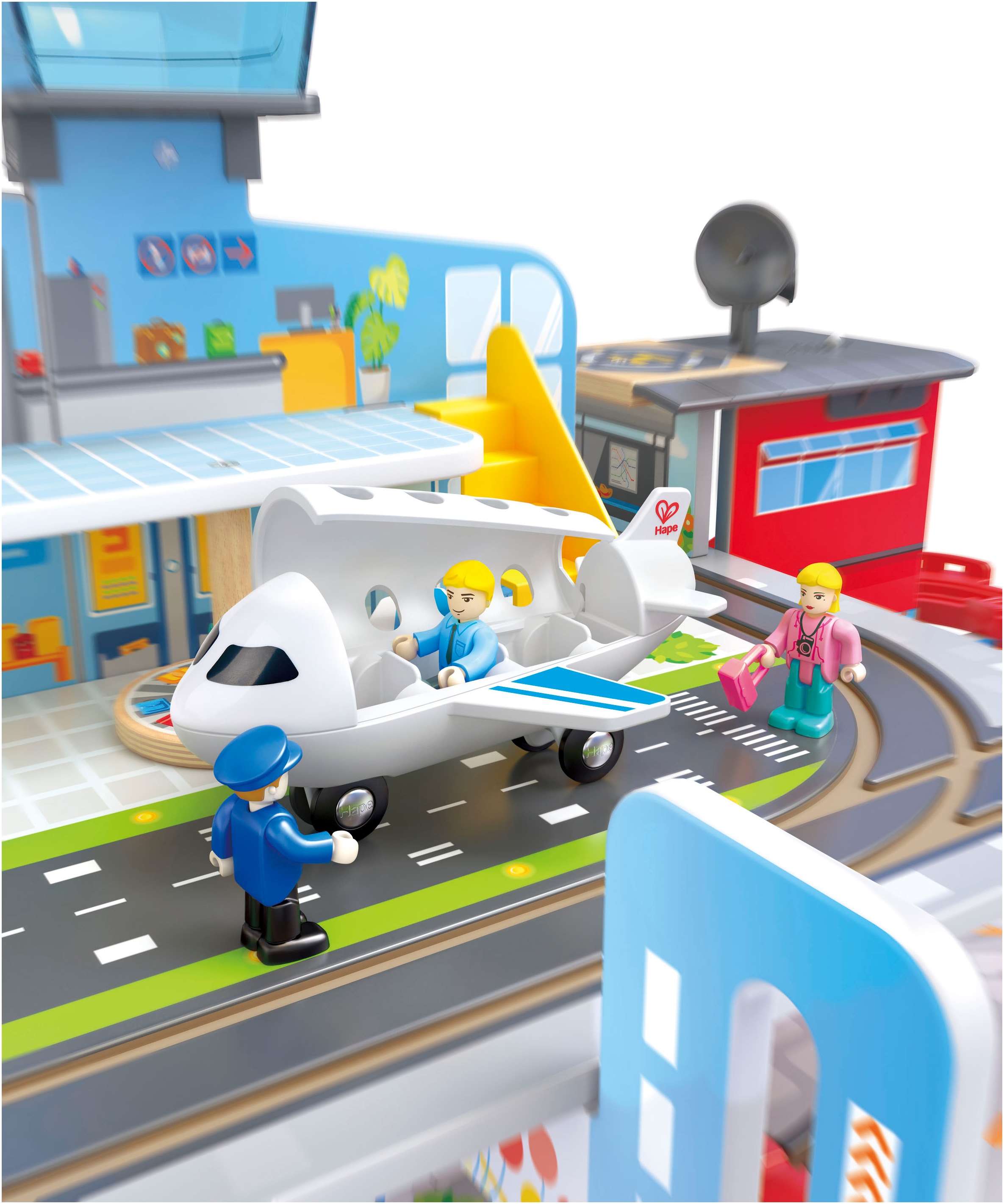 Hape Spielzeug-Eisenbahn »Mega City Eisenbahn«