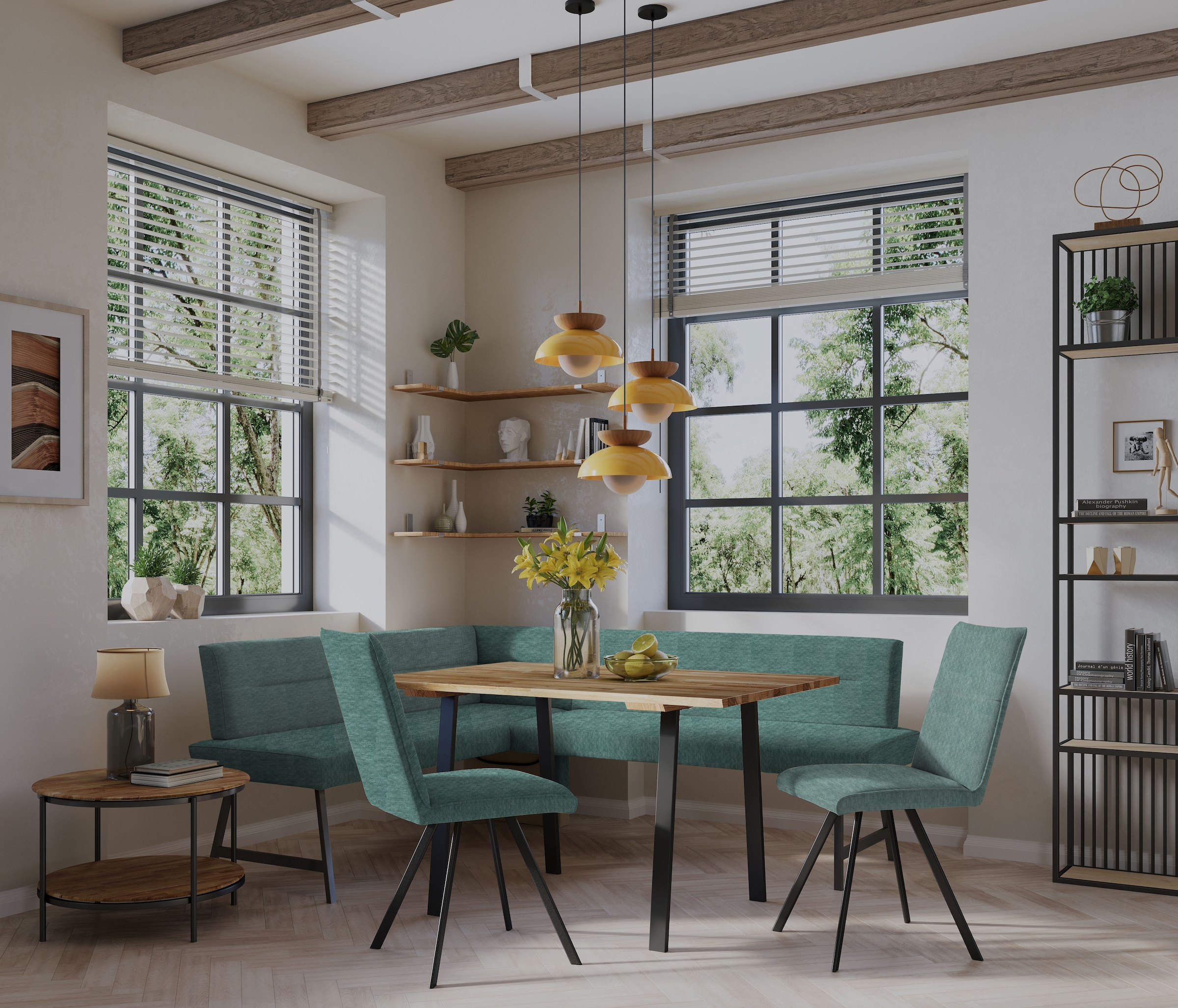 GOODproduct 4-Fussstuhl »Sava« (Set) 2 Stk.Metallgestell