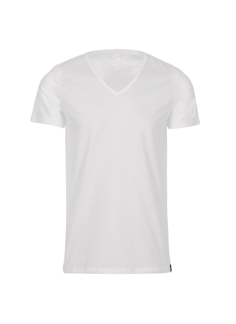 Trigema T-Shirt »TRIGEMA V-Shirt Slim Fit« 1 Stk.