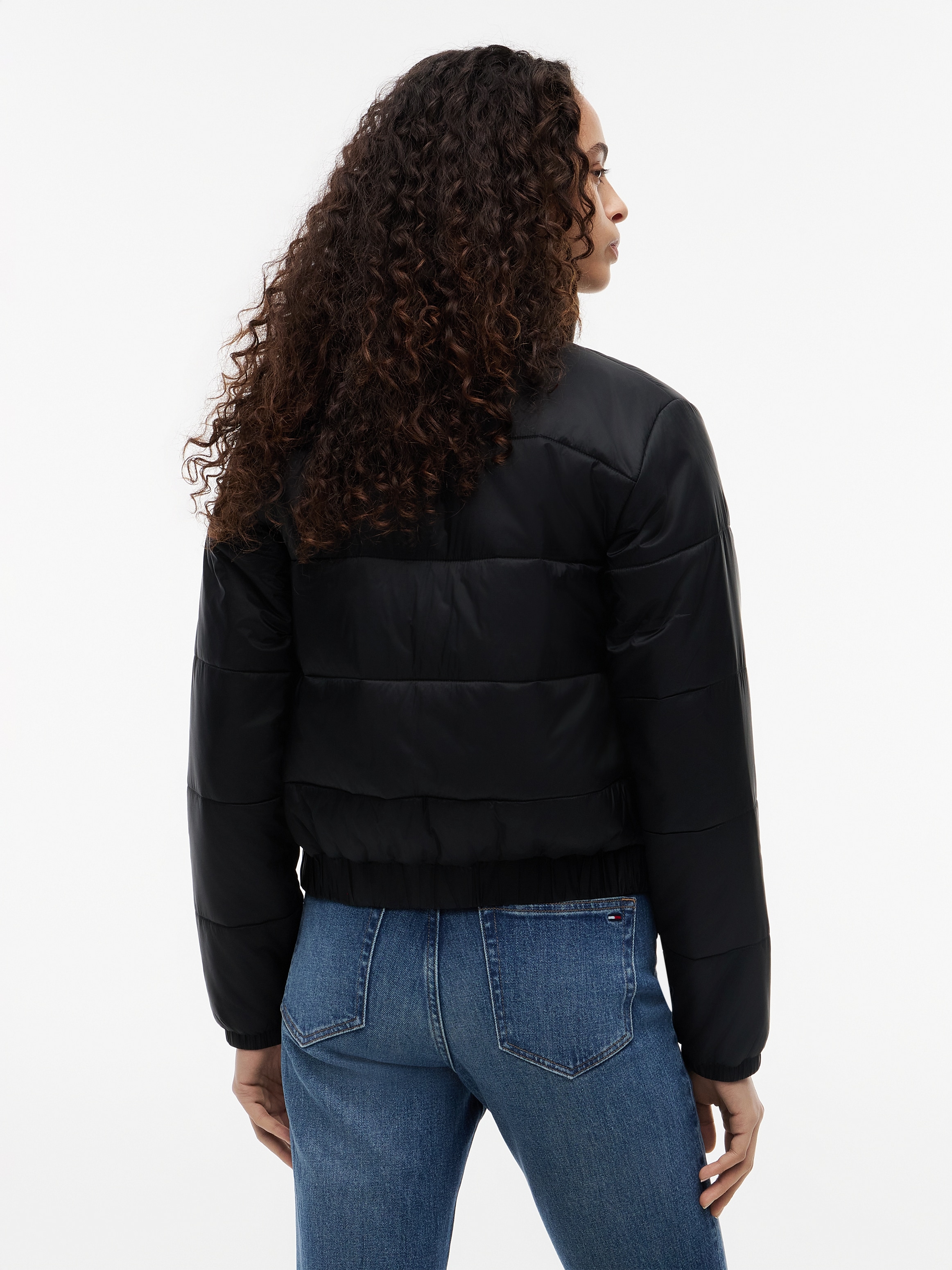 Tommy Jeans Veste matelassée »TJW REG PADDED JACKET« tissu matelassé, poches zippées, col montant