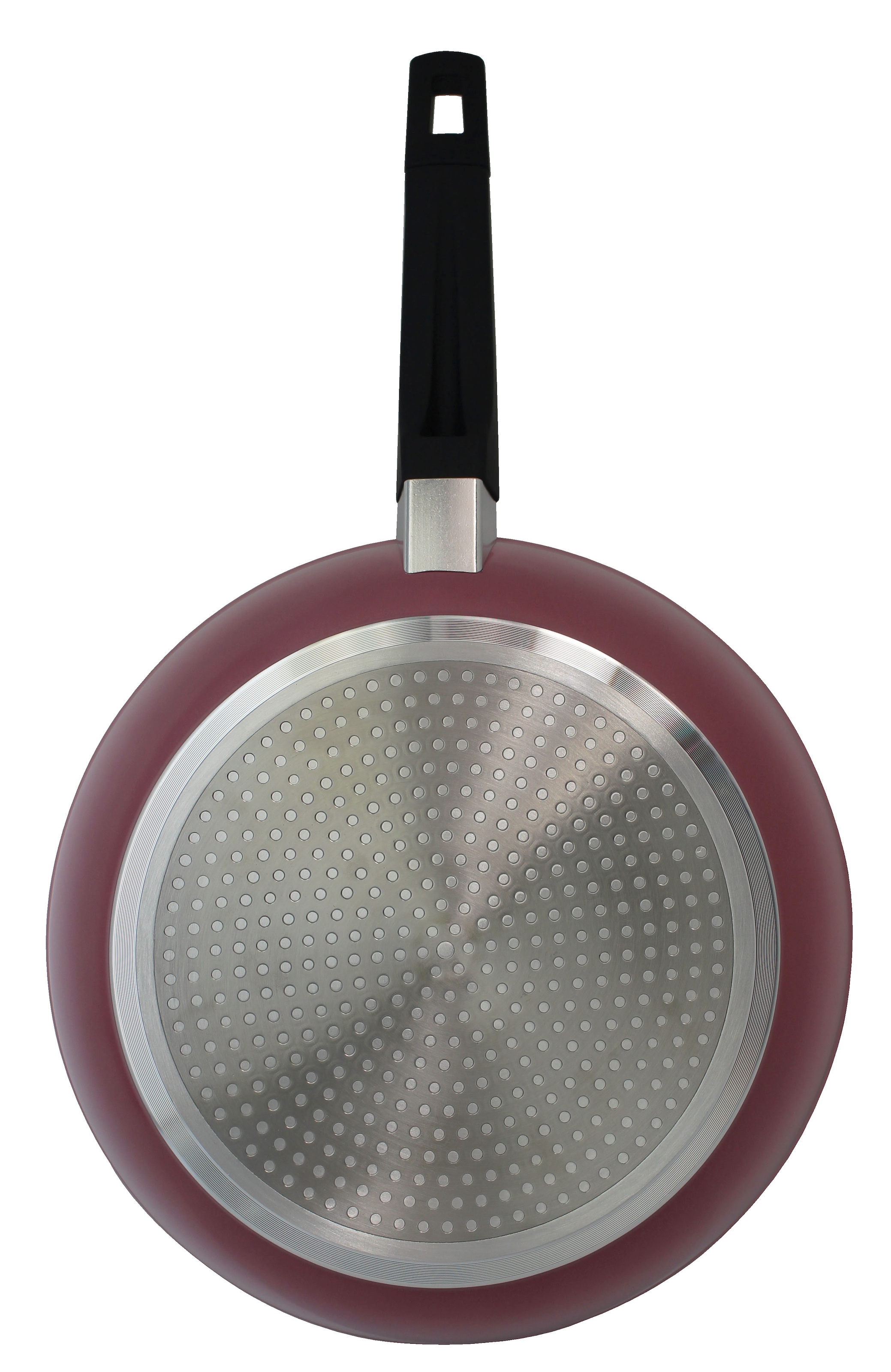 Elo Basic Poêle à frire »Basic Pfanne + Gratis Mini Herzpfanne« Aluminium Ensemble, 2 tlg. aussen rosé Silicon Polyester beschichtet