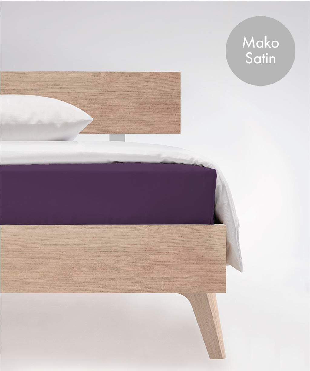 fleuresse Draps de lit »Colours in Gr. 90x200, 140x200 oder 180x200 cm« Mako satin, pour matelas jusqu'à 23 cm de hauteur, drap-housse, drap-housse extensible