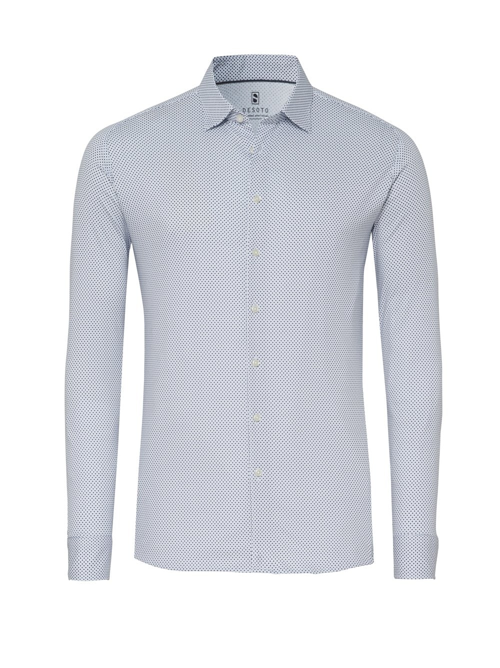 DESOTO Langarmhemd »Jerseyhemd Casual Kent«