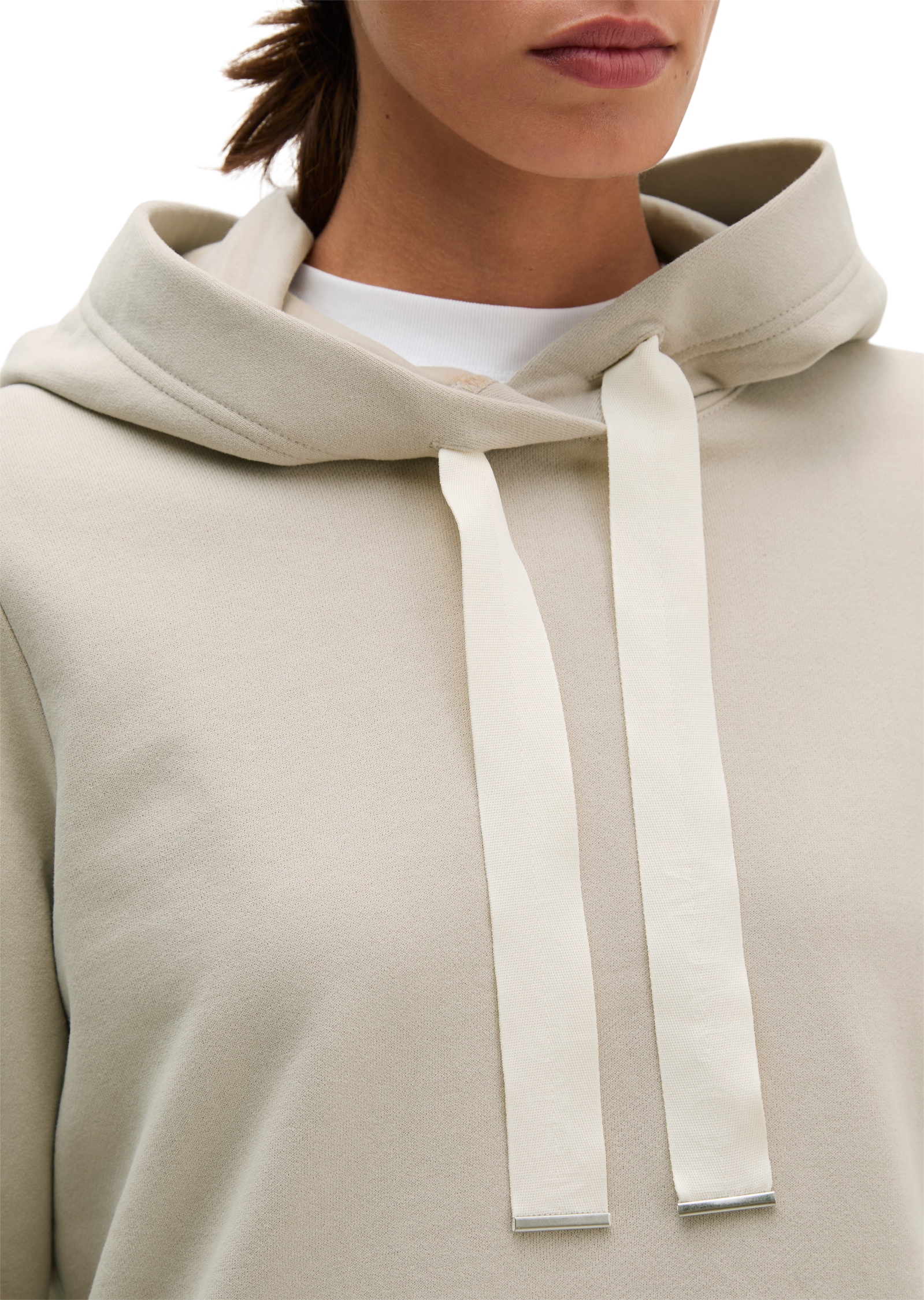 Marc O'Polo Hoodie , décontracté avec surface peau de pêche
