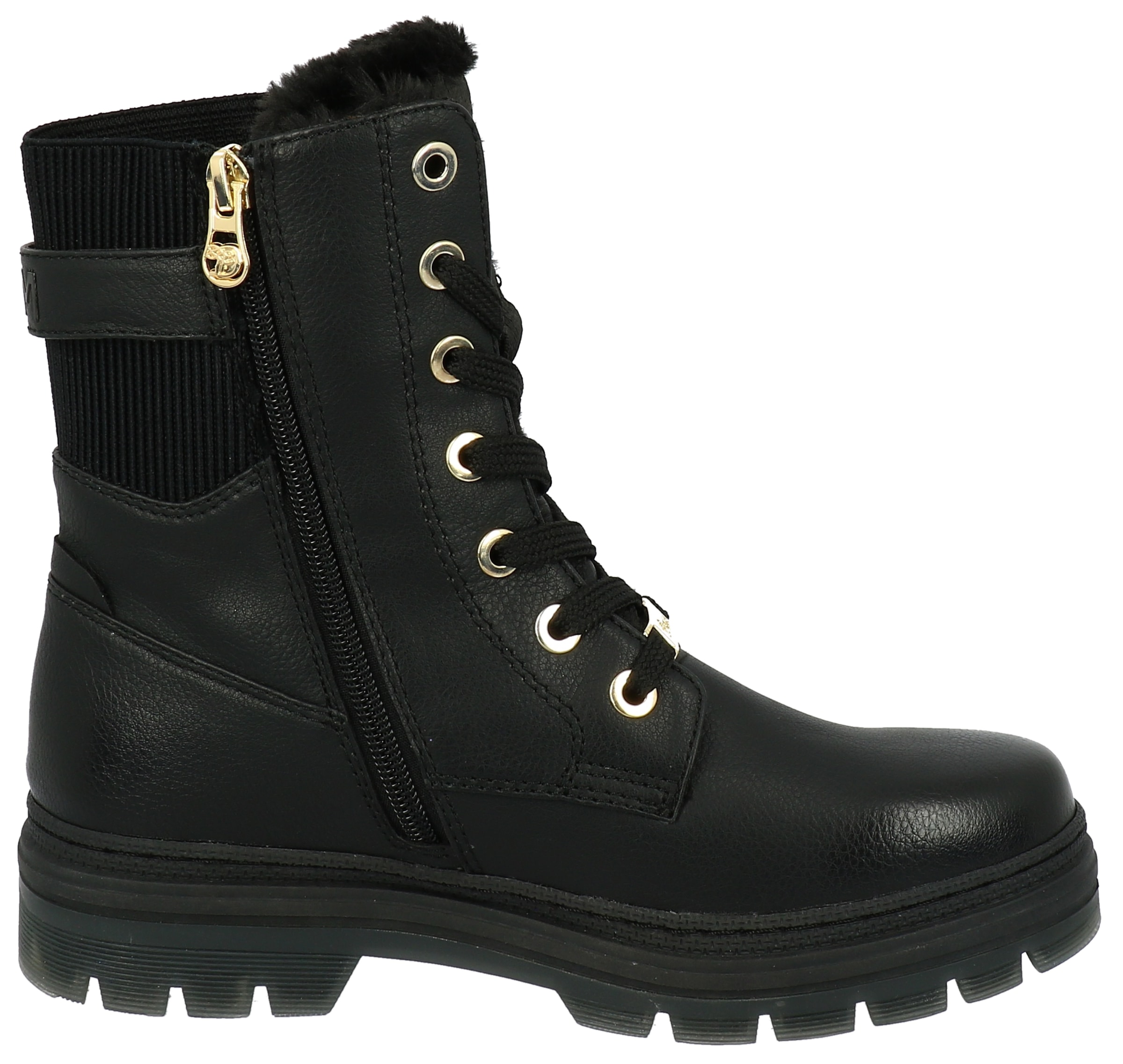 TOM TAILOR Schnürboots  Winterstiefel mit Logoprägung an der Ferse