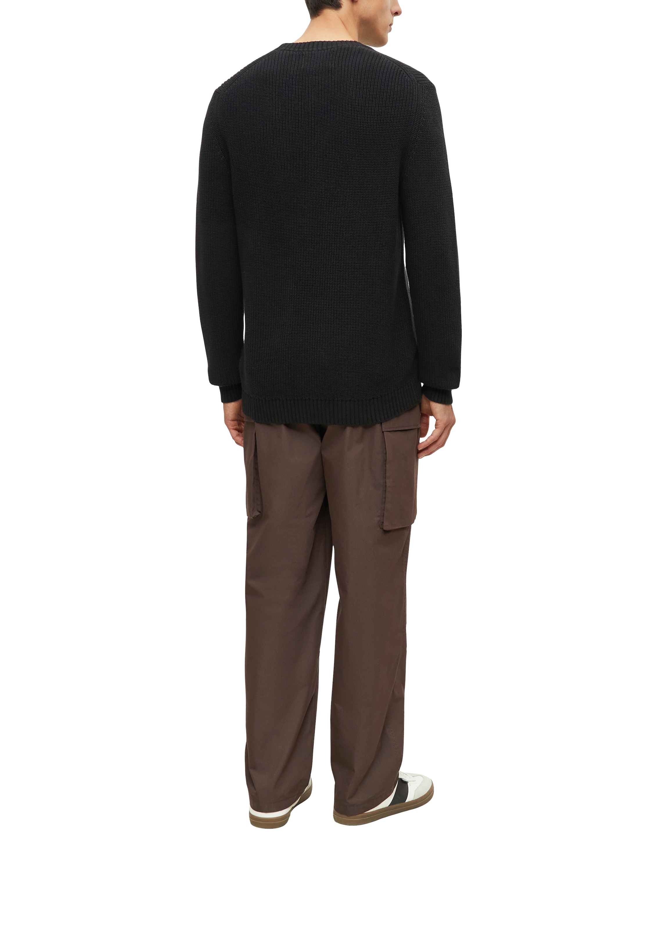 s.Oliver Pull en tricot Langarmpullover mit Rundhals / Baumwolle