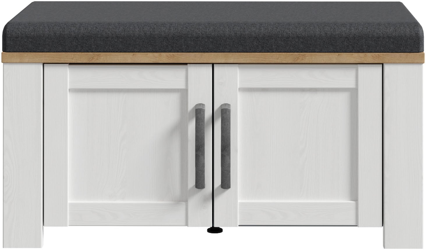 FORTE Banc rembourré »Bohol, Garderobenbank mit Sitzpolster, Stauraum« L/H/P 86,5/45/42cm