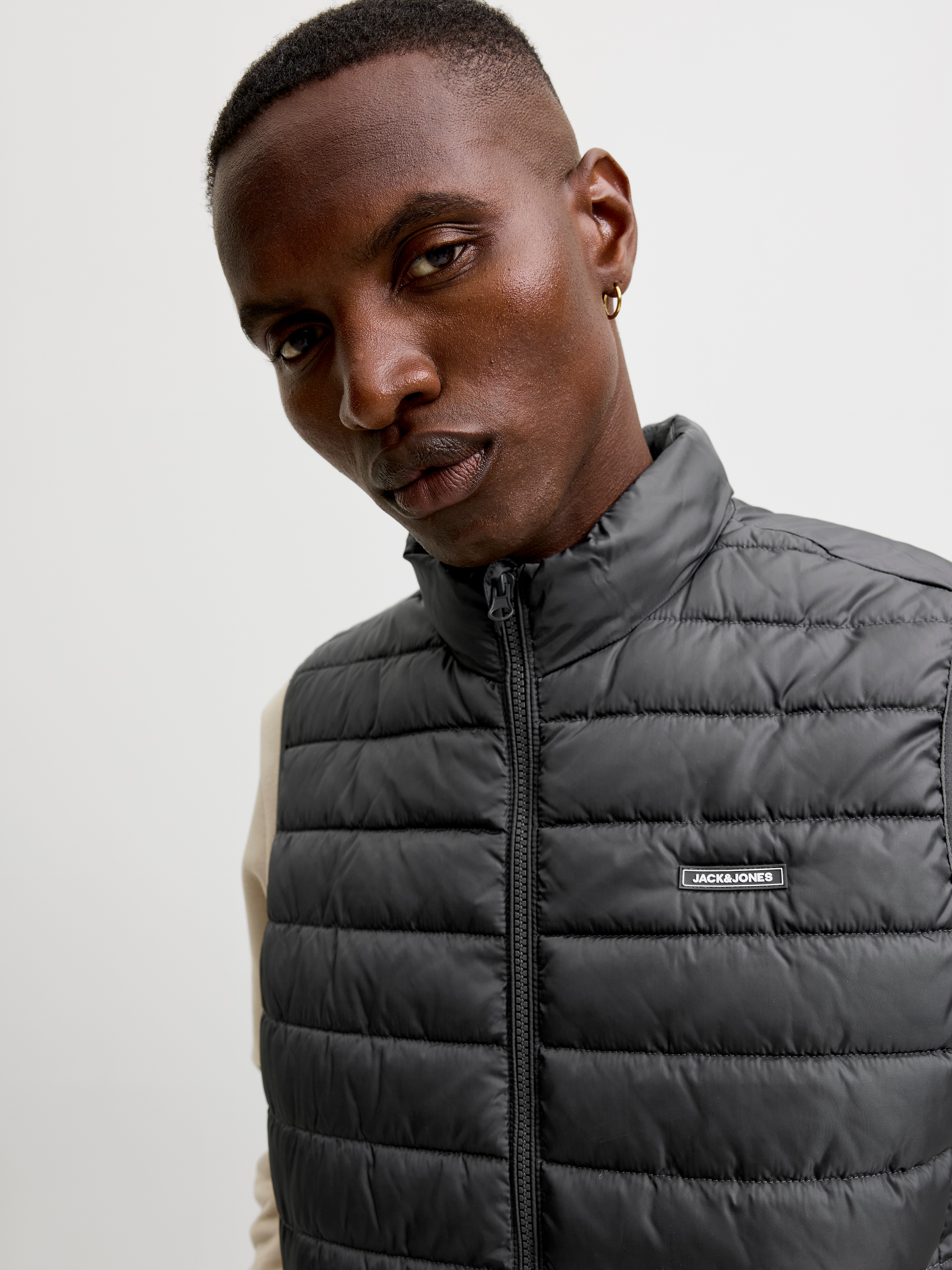 Jack & Jones Steppweste »JJELVIS LIGHT BODYWARMER COLLAR« Kunstfaser, regular fit