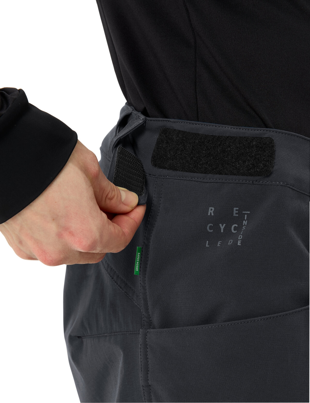 VAUDE Softshellhose »MEN'S QIMSA LIGHT SOFTSHELL PANTS II«  windabweisendes Material, wasserdichter Einsatz am Gesäss