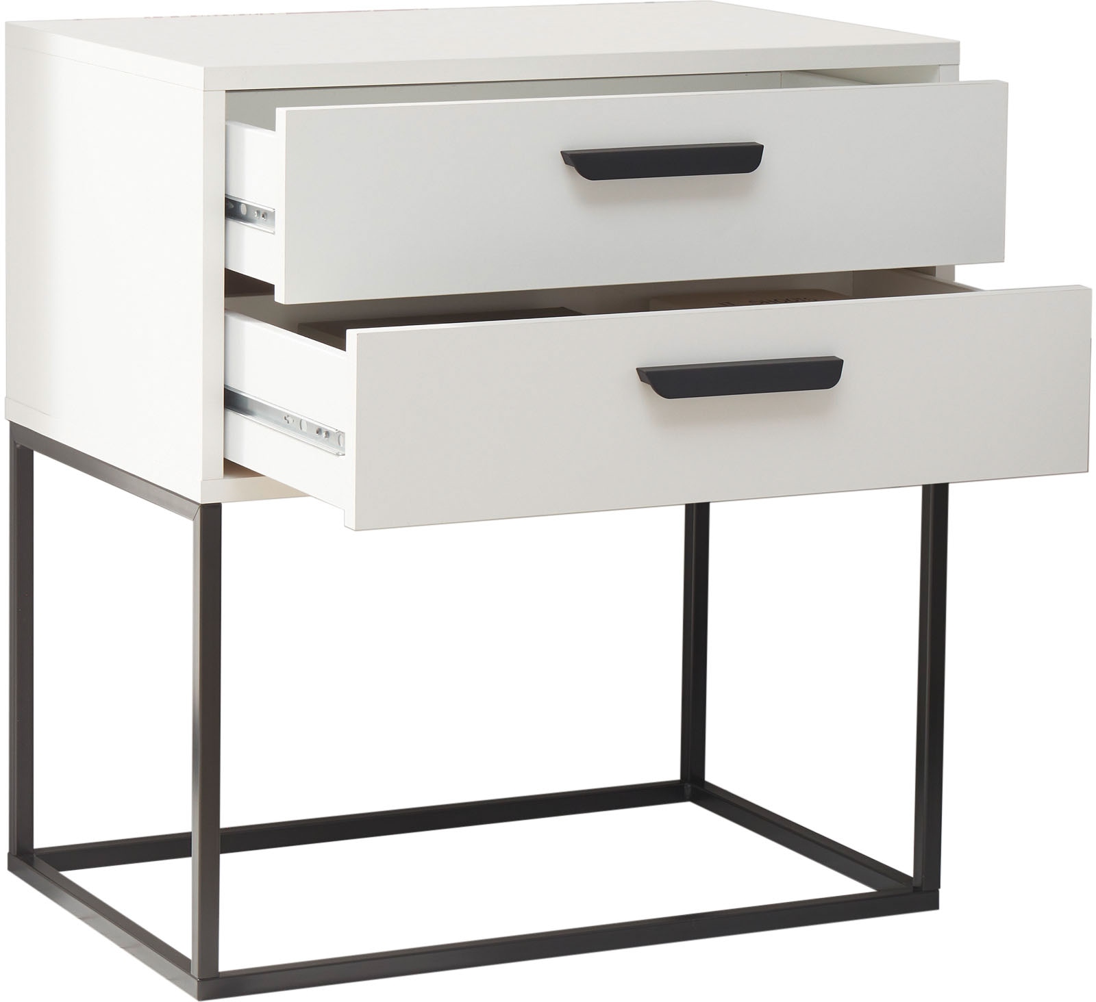 Schlafkontor Nachtkommode »Suna Kommode, Nachttisch, Nachtschrank« auf Metallgestell