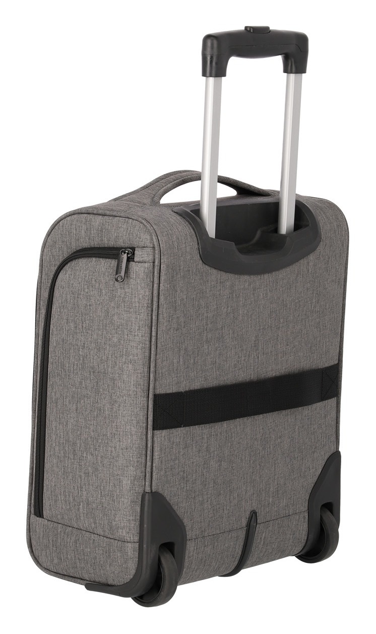 travelite Weichgepäck-Trolley »CABIN Bordtrolley Underseat Handgepäck Koffer« 28 l 2 Rollen 43 cm, Aufsteckfunktion – ideal als Unter-Sitz-Bordgepäck