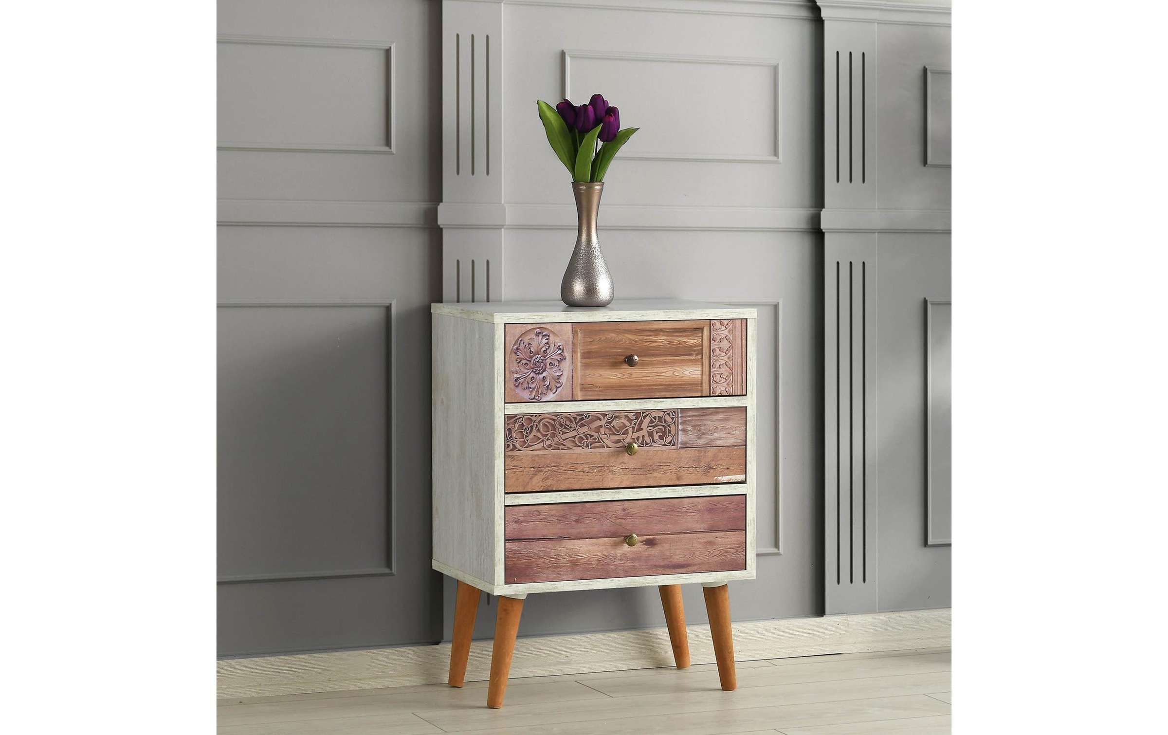 WOODY FASHION Commode »Liza 50 x 68 cm«