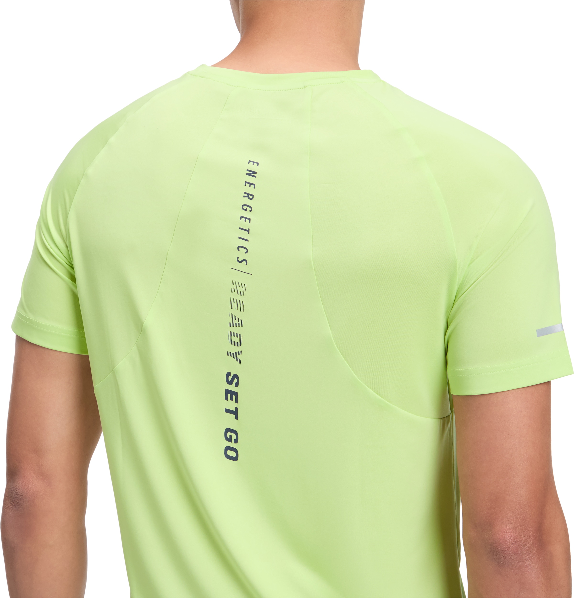 Energetics Laufshirt »HE.-T-SHIRT ELLAZOR II SHORT SLEEVE M« mit kurzen Ärmeln, aus Polyester und Elasthan, Regular Fit