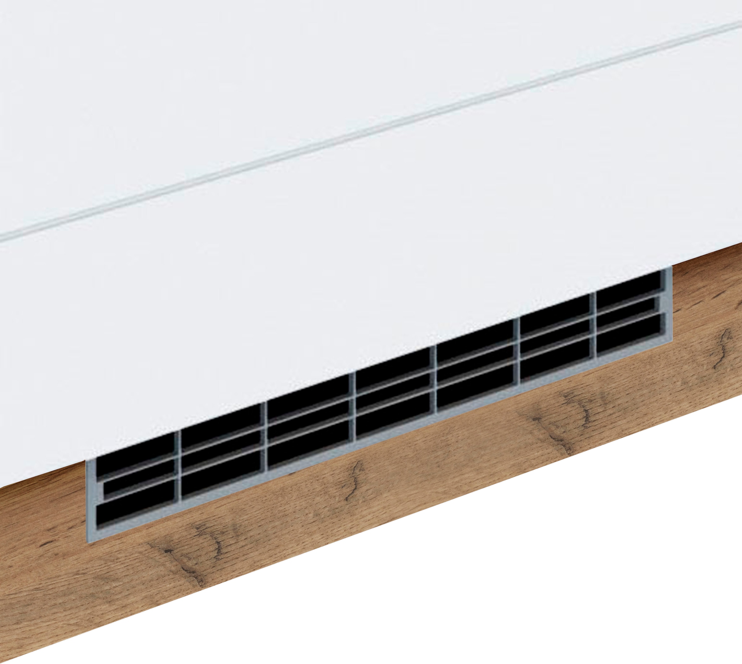 KOCHSTATION Armoire réfrigérée encastrable »KS-Luhe« 60 cm de large, façades MDF de haute qualité avec liseré horizontal