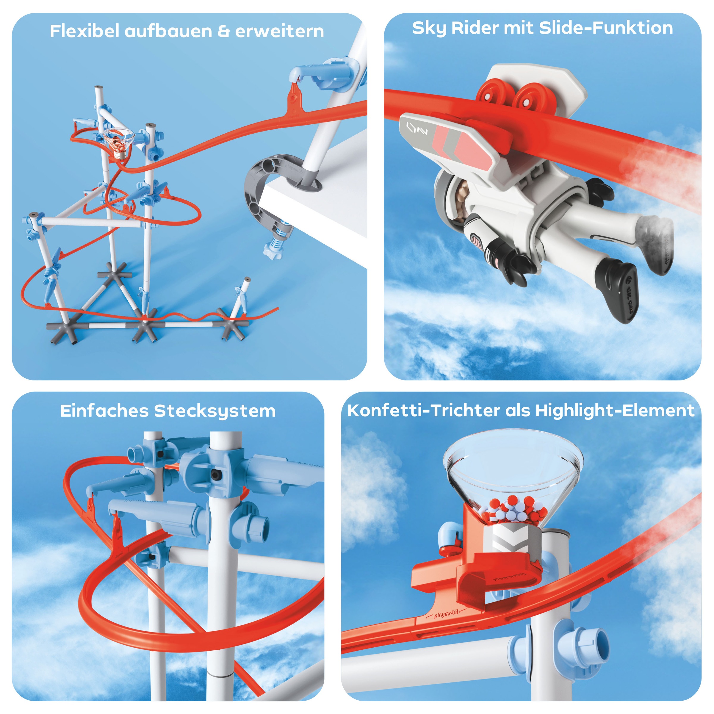 Playmobil® Konstruktions-Spielset »Starter Kit S1 (71969), Sky Trails« Made in Europe