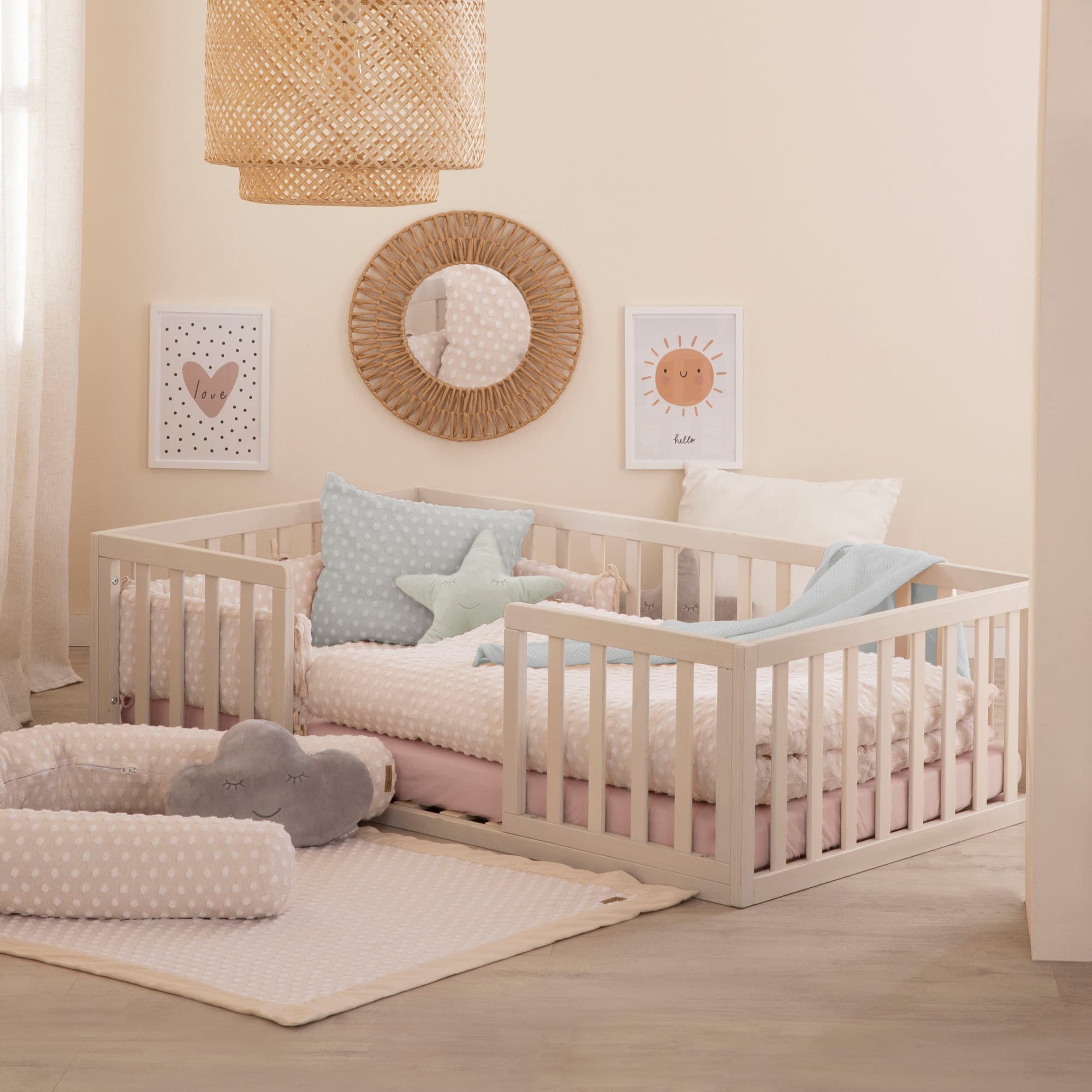 roba® Couverture pour bébé »Frosty Almond, Strickoptik«