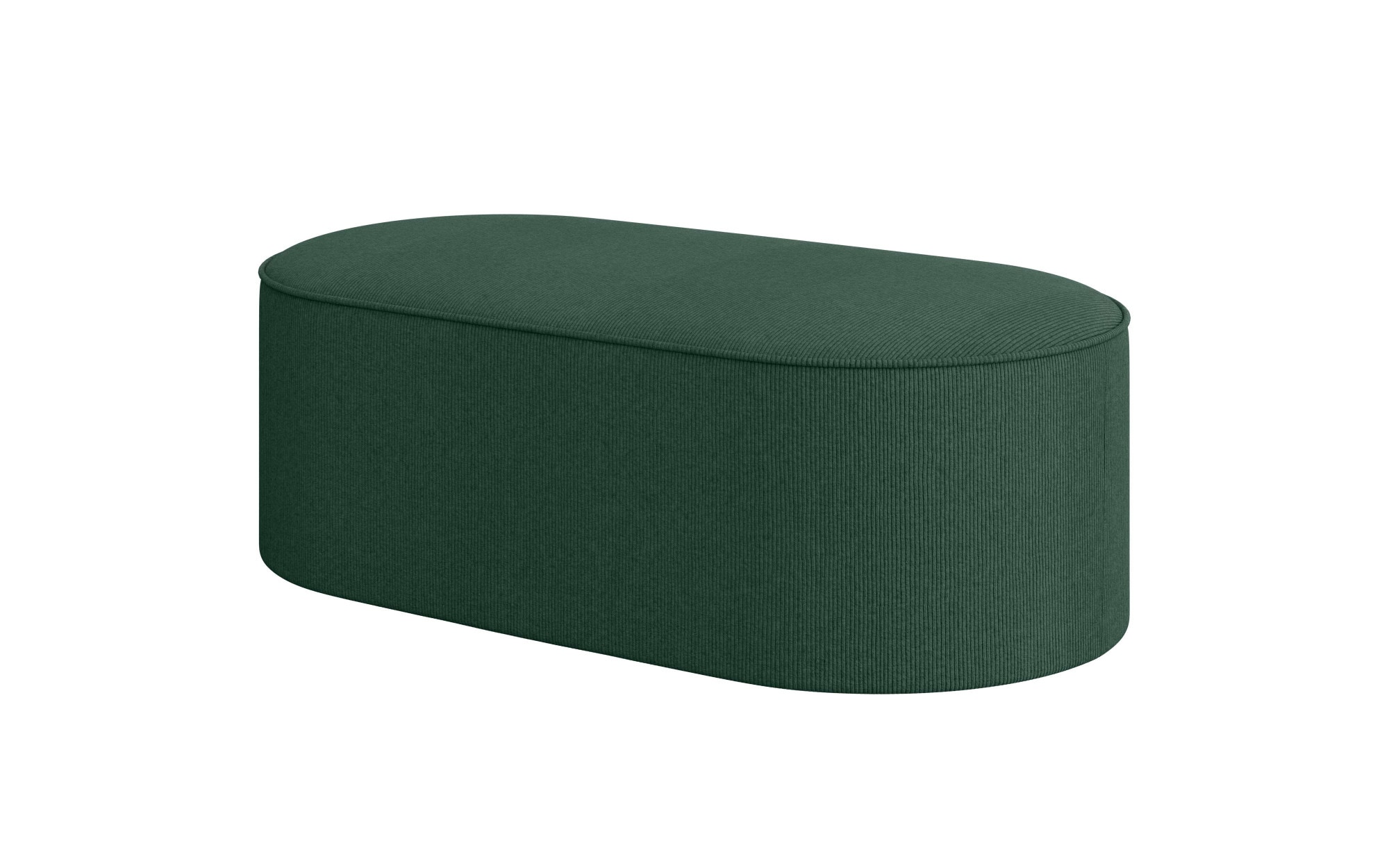 GOODproduct Polsterhocker »EIVIND Sitzhocker, Masse: B/T/H: 142/70/48 cm« auch in Bouclé und Feincord, mit Wellenunterfederung