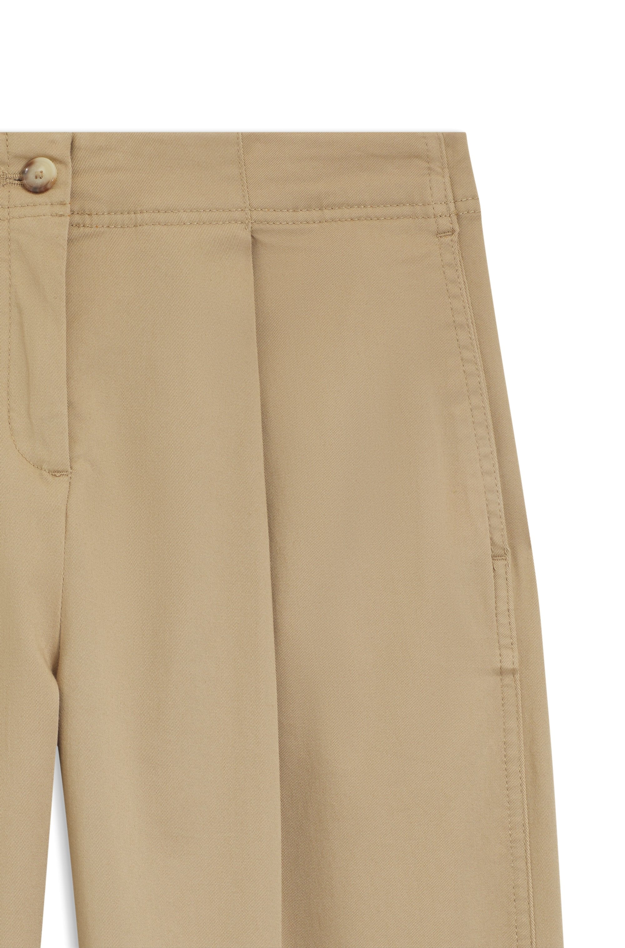 BOSS ORANGE Chinohose »Taquina Premium Damenmode«  in lockerer Passform, Barrel Fit