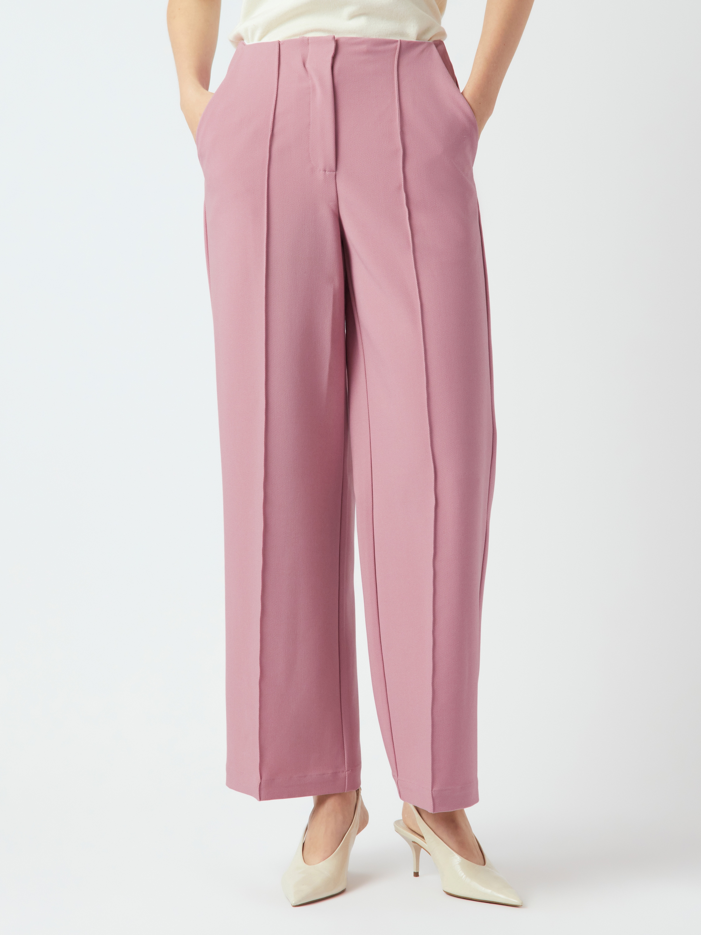 Y.A.S Pantalon de costume »YASREEMAJ HW PANT NOOS«  Regular Fit, Materialmix mit Stretch