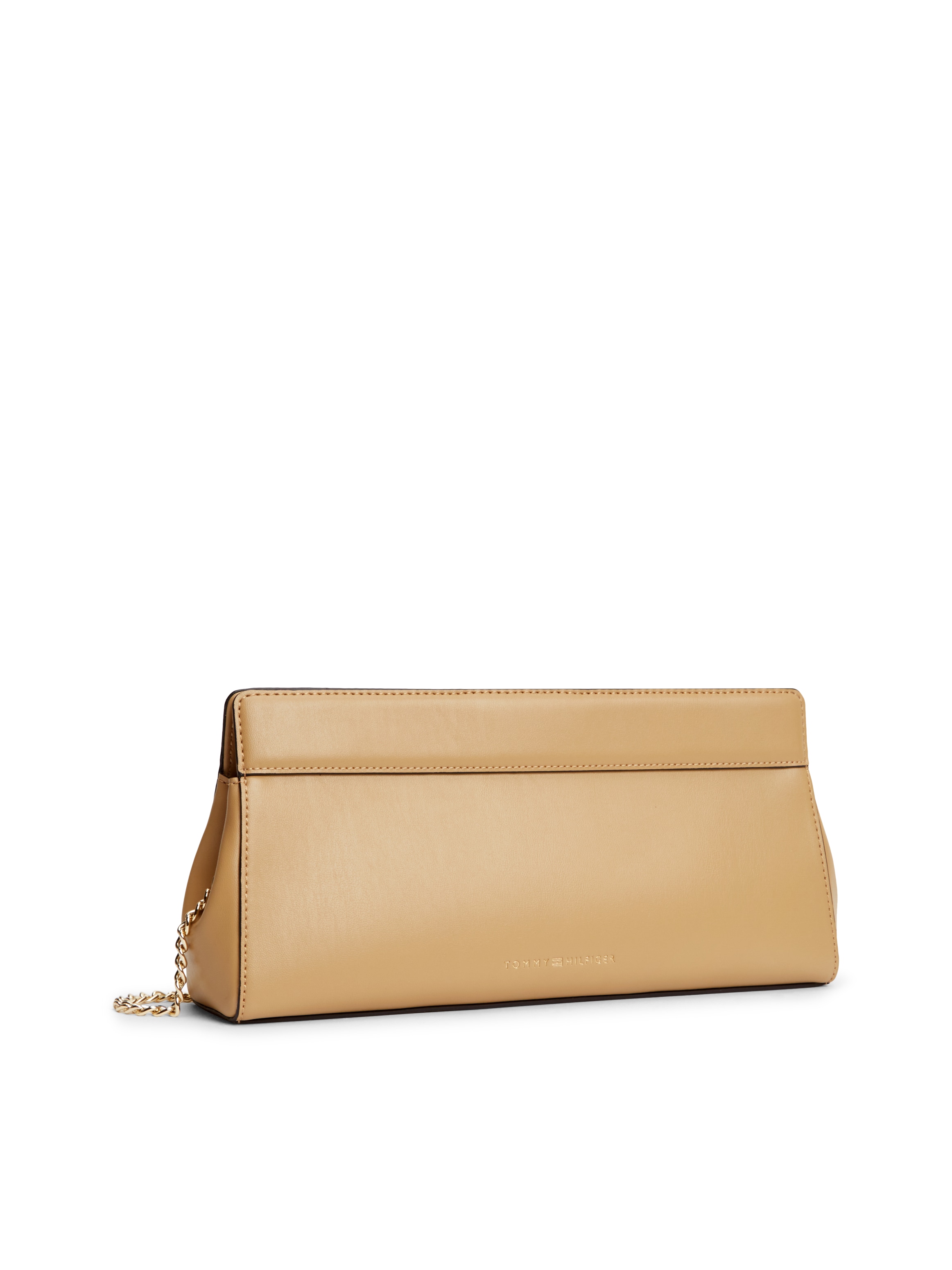 Tommy Hilfiger Pochette »TH MODERN CLUTCH« sac bandoulière femme, sac à main avec bandoulière dorée