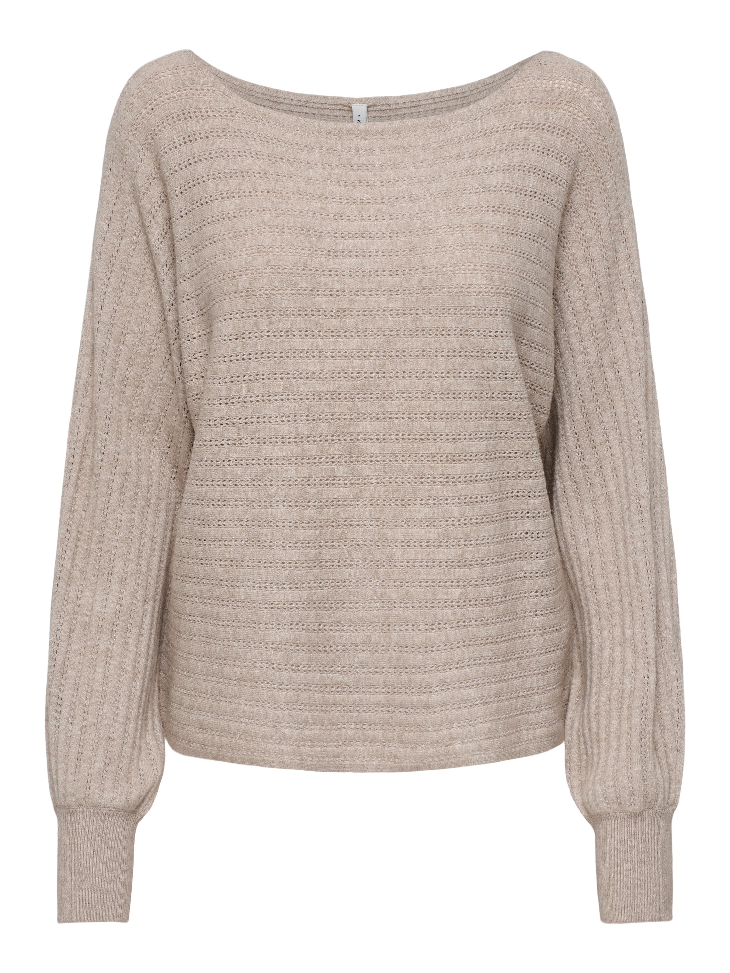 ONLY Strickpullover »ONLIBI LS BOATNECK STRUC PULLOVER EX KNT«