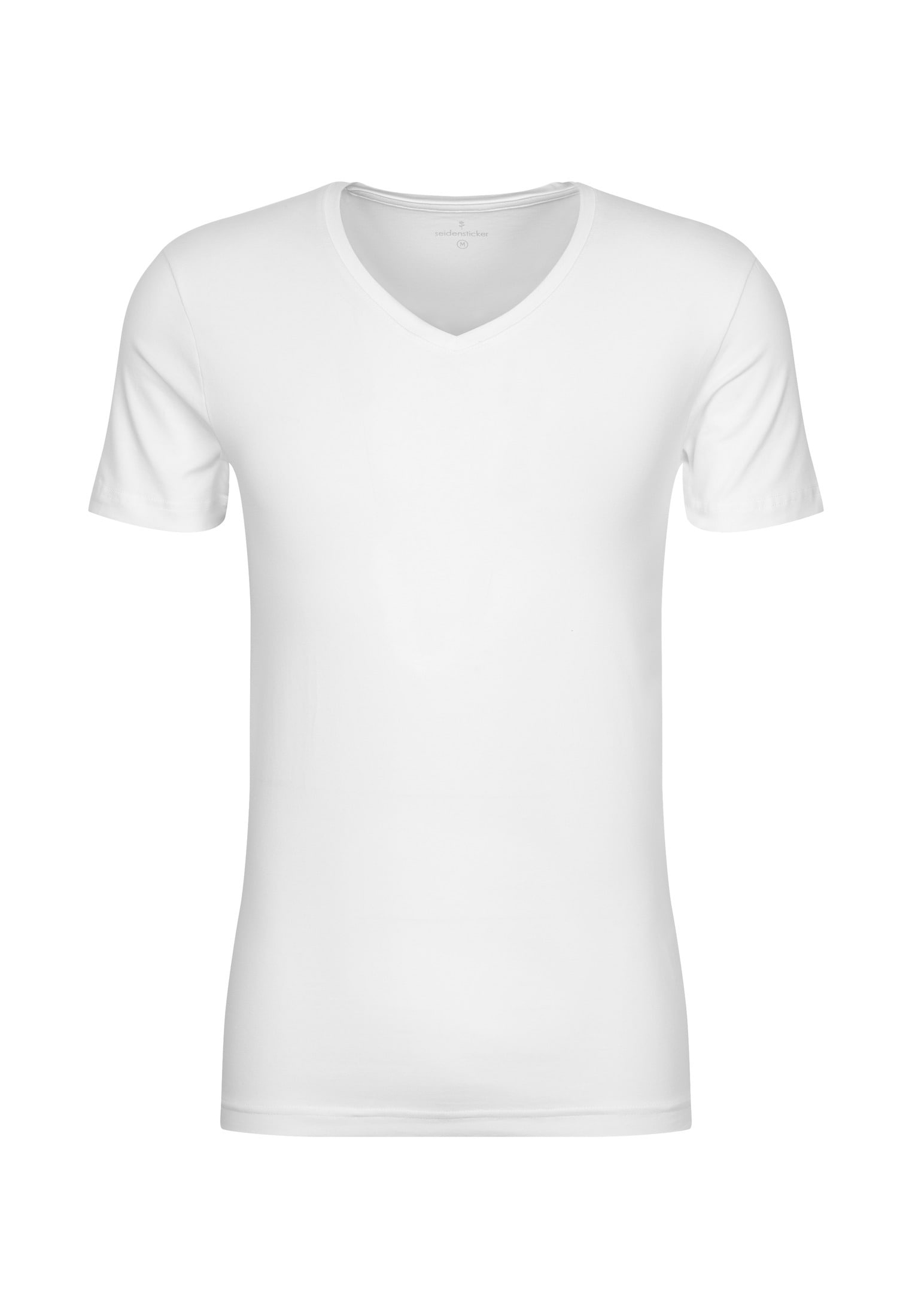 seidensticker T-shirt »Schwarze Rose« Col en V 1/2 uni