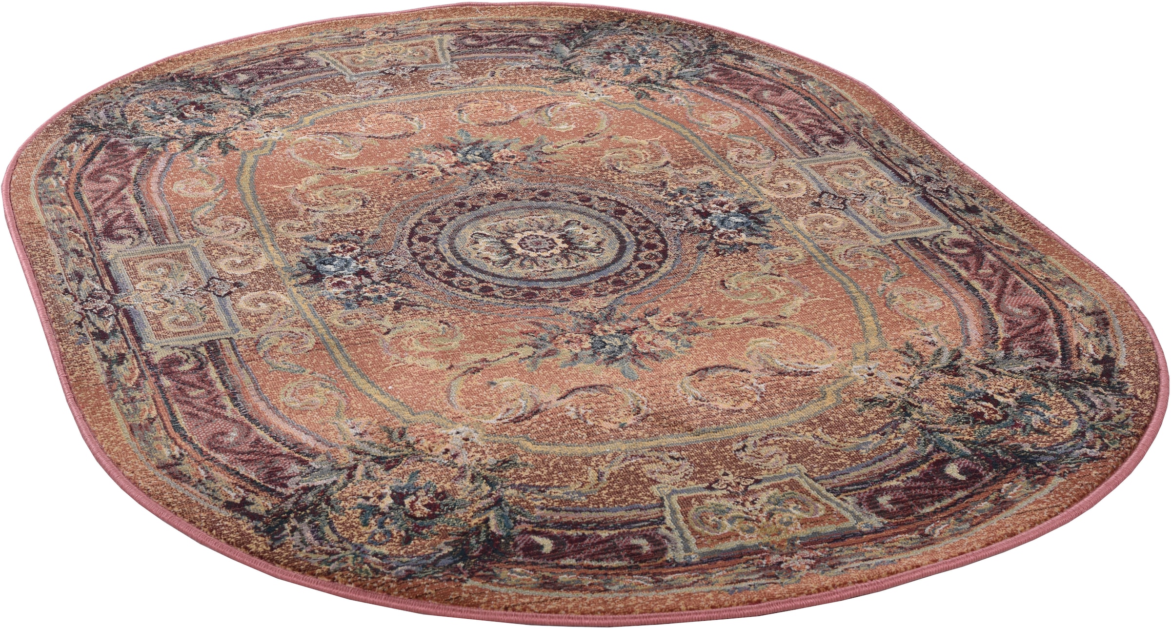 THEKO Teppich »Gabiro 856« oval 10 mm Höhe Kurzflor, Orient-Optik, ideal im Wohnzimmer & Schlafzimmer