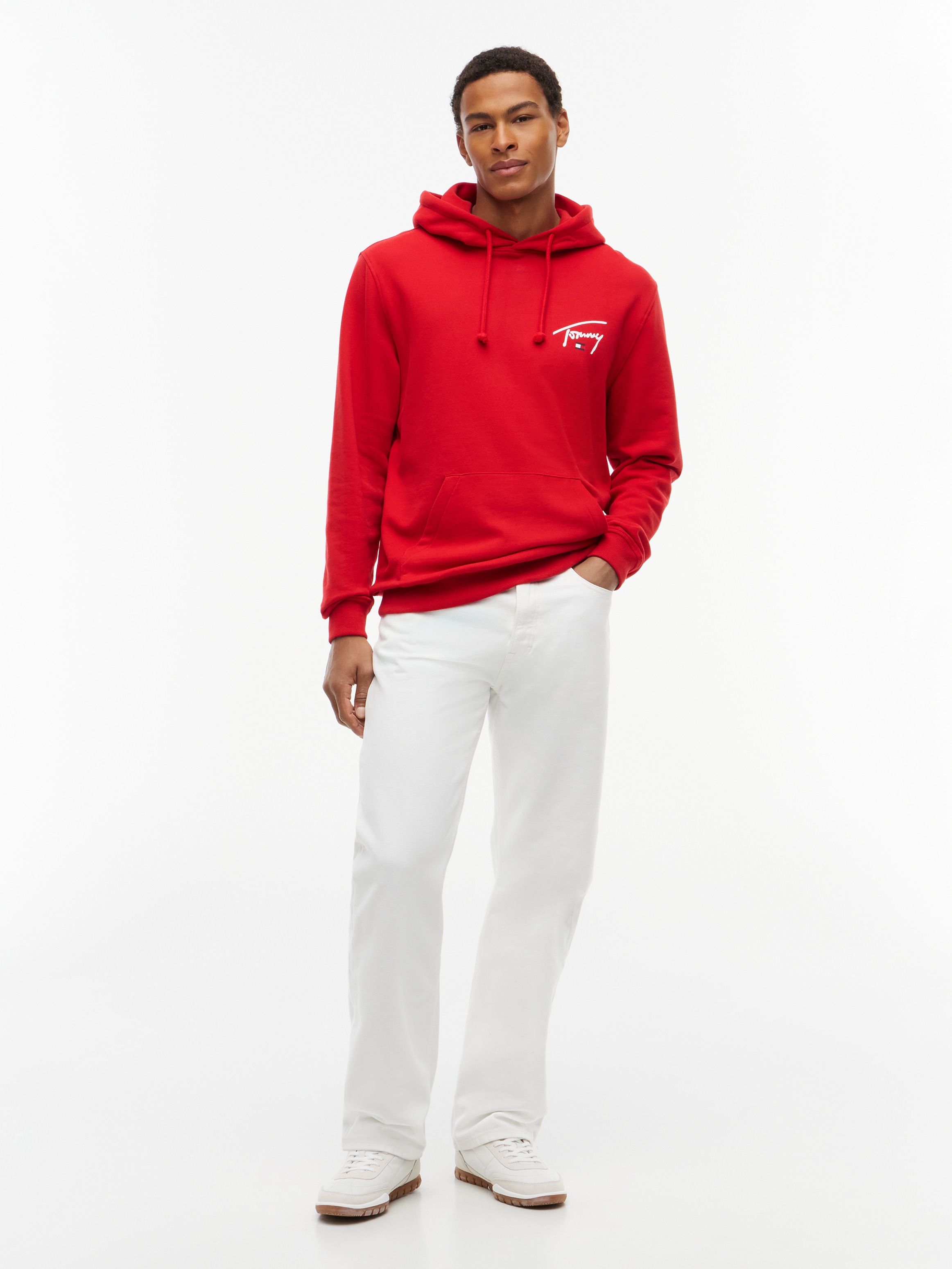 Tommy Jeans Sweat à capuche »REGULAR ENTRY SIGNATURE HOOD«, coupe régulière avec capuche
