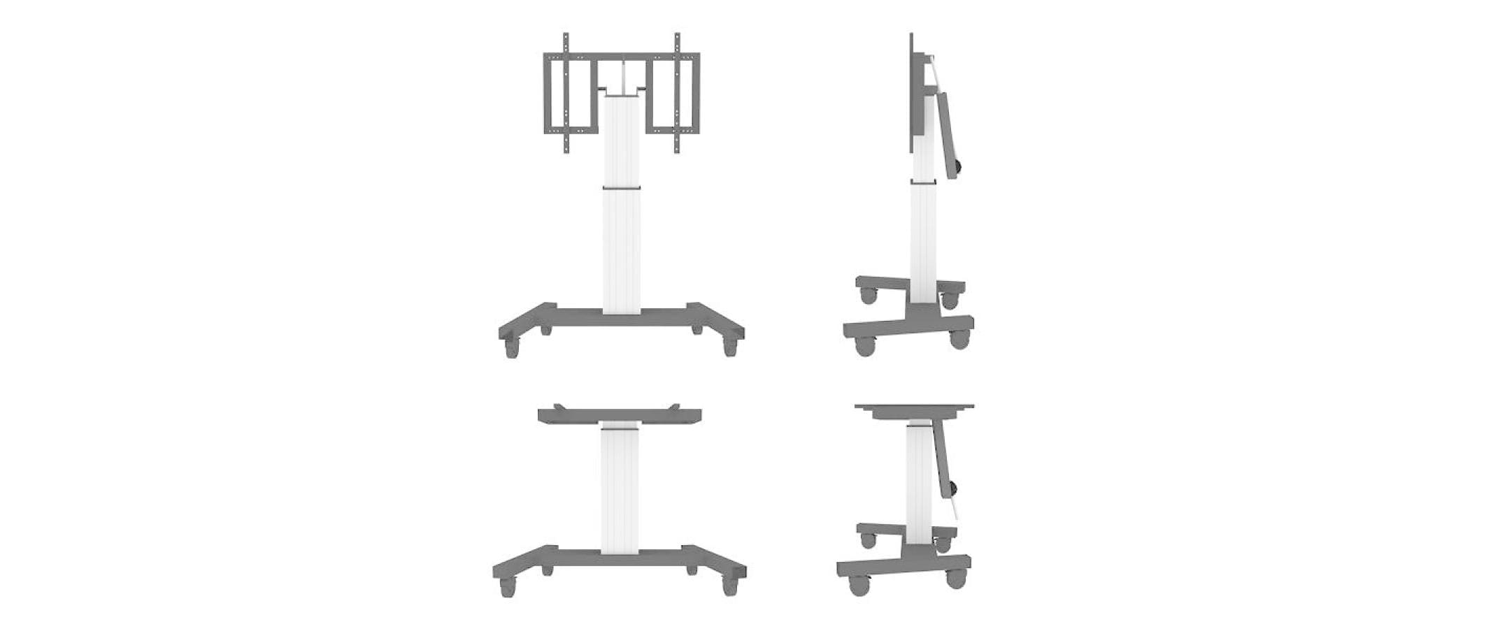   TV-Ständer »Neomounts by NewStar PLASMA-M2500T Silber«