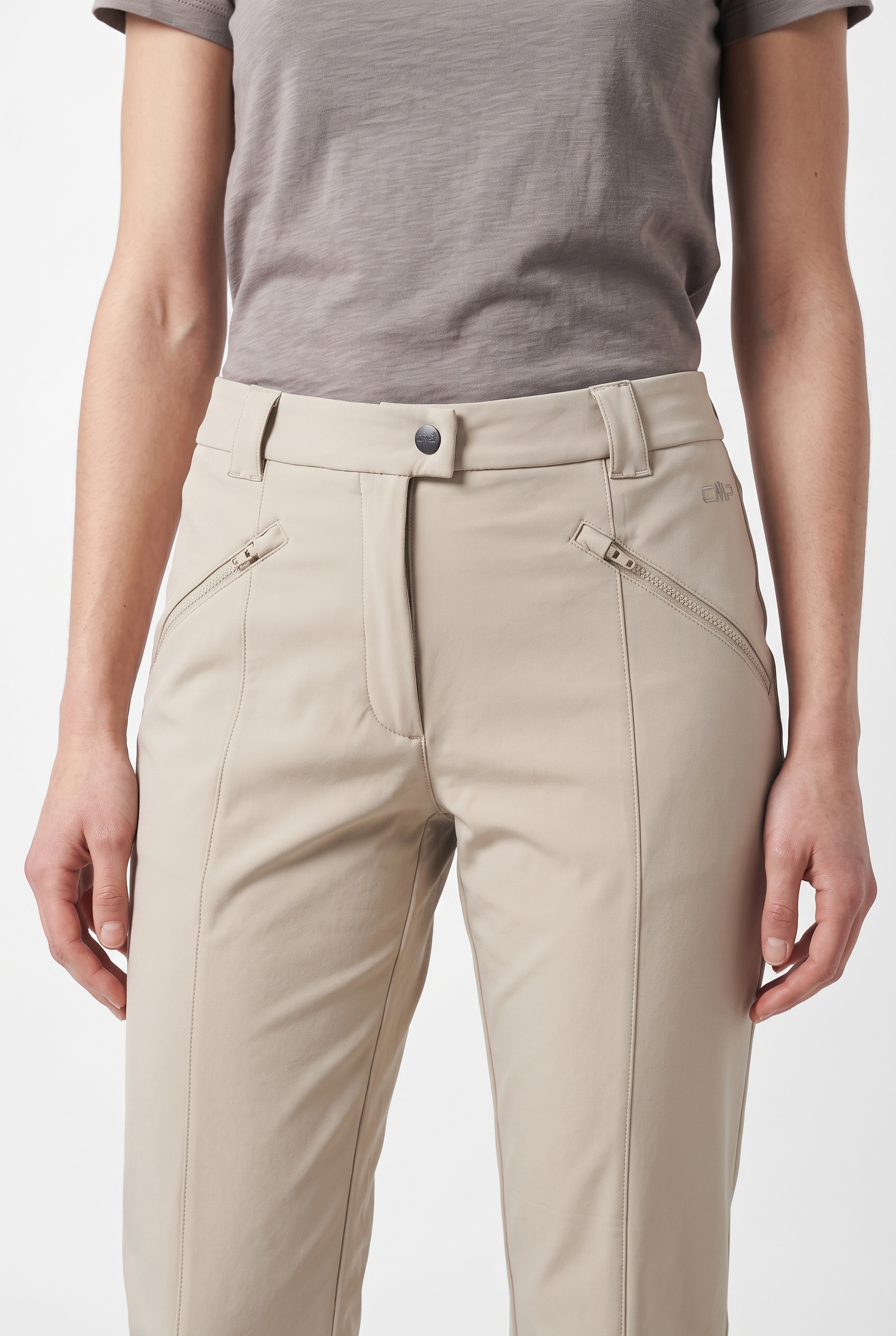 CMP Softshellhose »WOMAN LONG PANT«  mit Elasthananteil, aus Polyester und Elasthan, in grossen Grössen