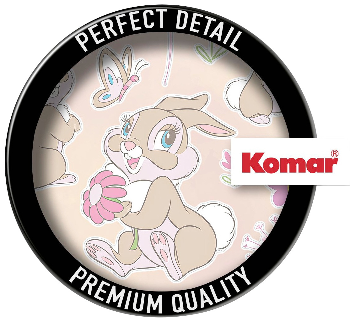 Komar Autocollant mural »Little Miss Bunny - Grösse 50 x 70 cm« selbstklebend, Wandsticker, Kinderzimmer