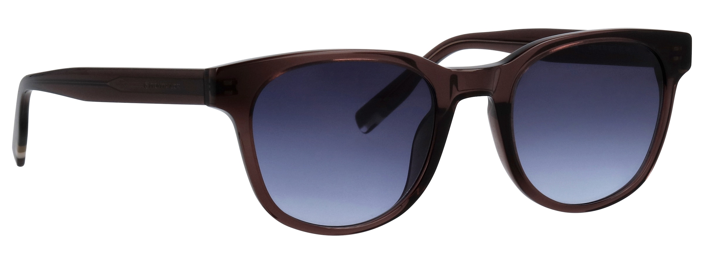 TOM TAILOR Lunettes de soleil »Modell 676018« Forme carrée/douce, logo sur la branche, monture en plastique