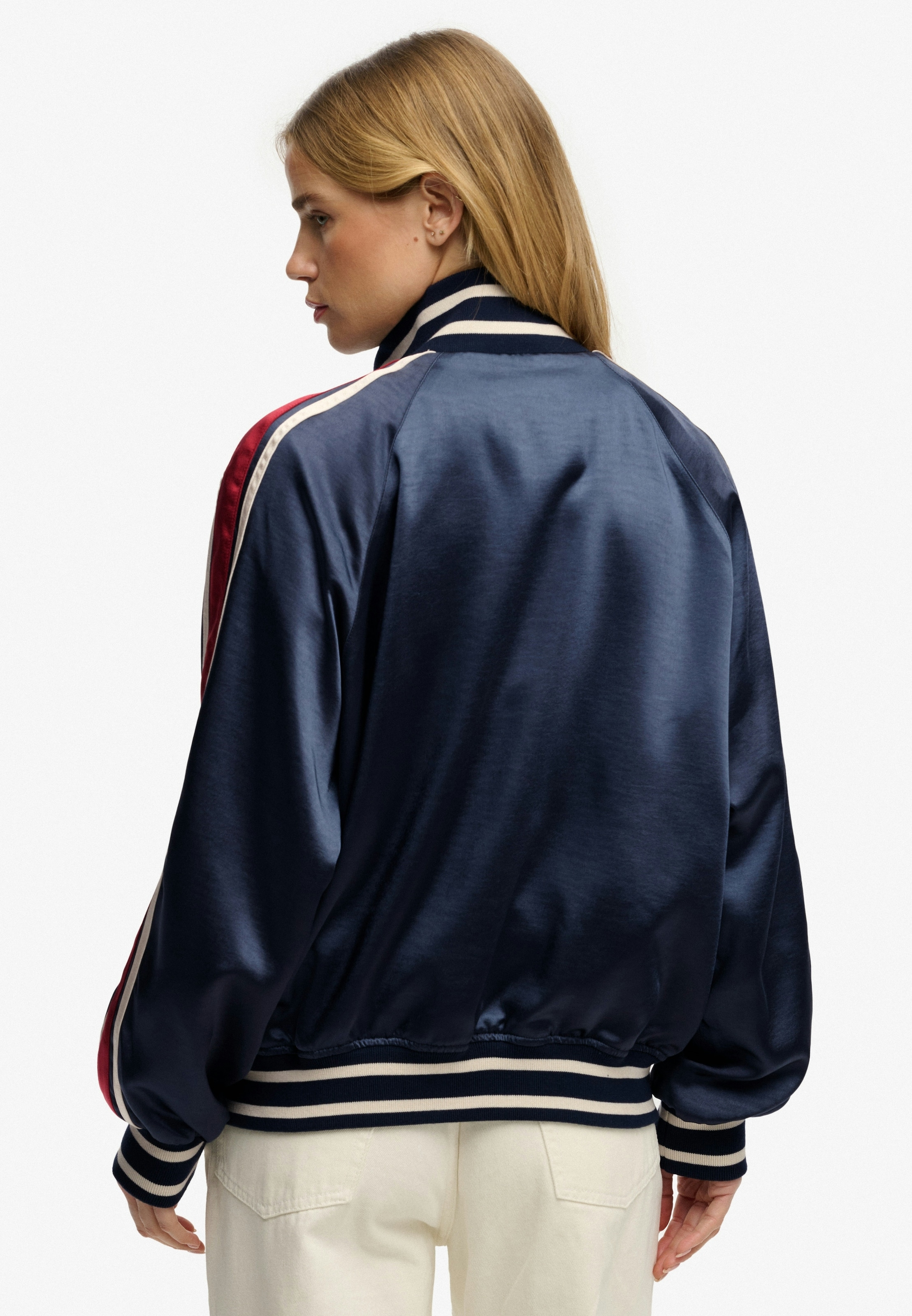 Superdry Blouson »SUIKA TRACK JACKET« Kunstfaser, oversize
