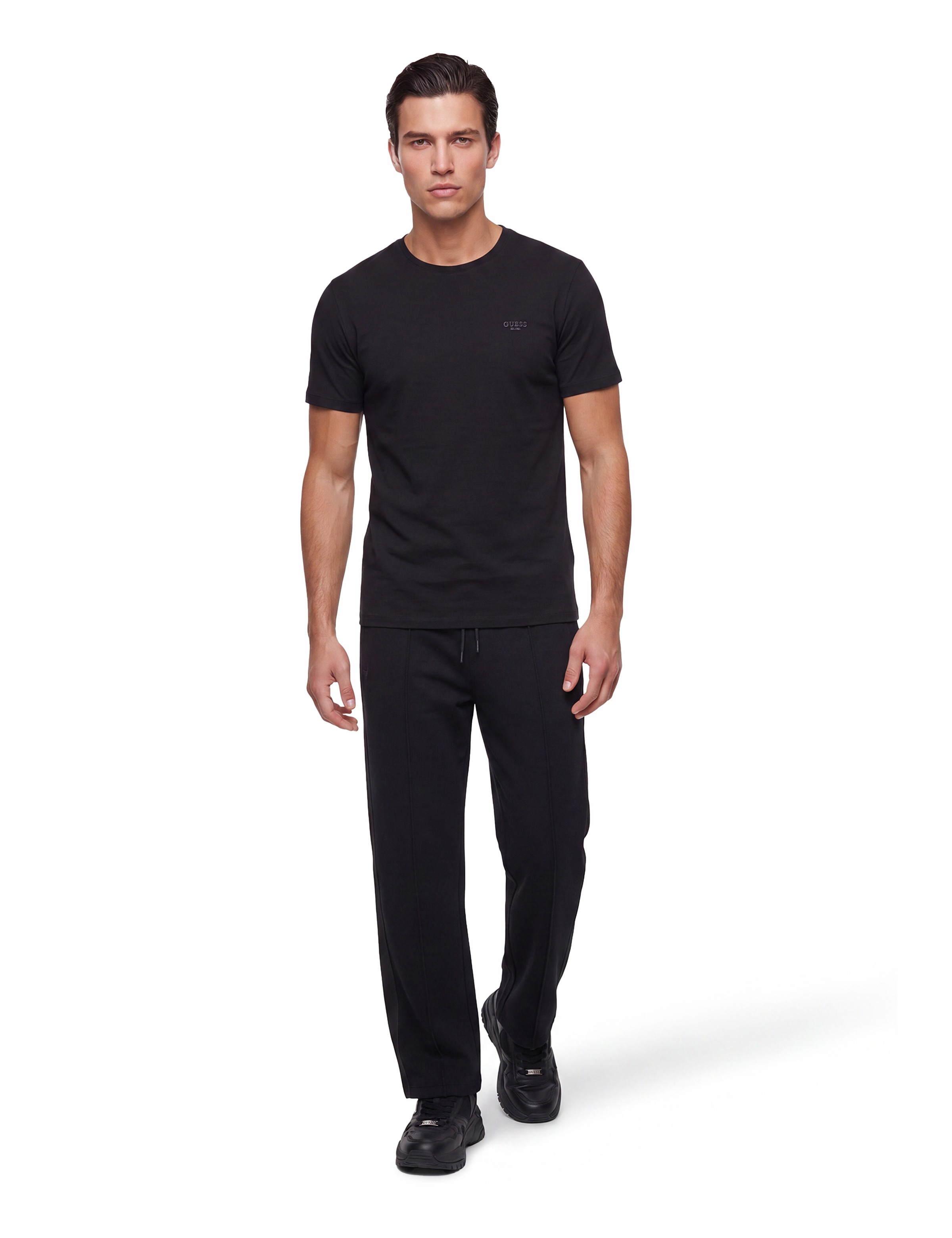 Guess Jogginghose »THOR«  mit seitlichem Logoschriftzug, Regular Fit, Baumwoll-Mix