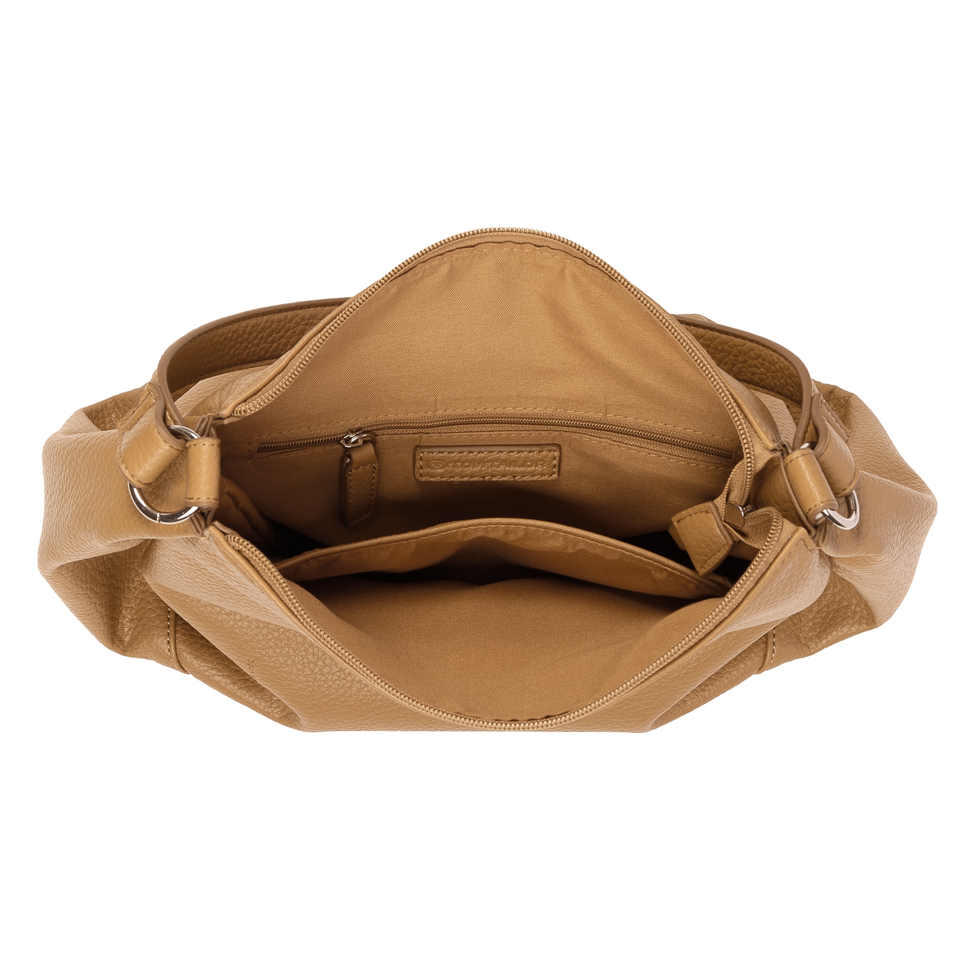 TOM TAILOR Sac à bandoulière »Cassia« simili cuir légèrement grainé avec coupe sophistiquée pour beaucoup de volume
