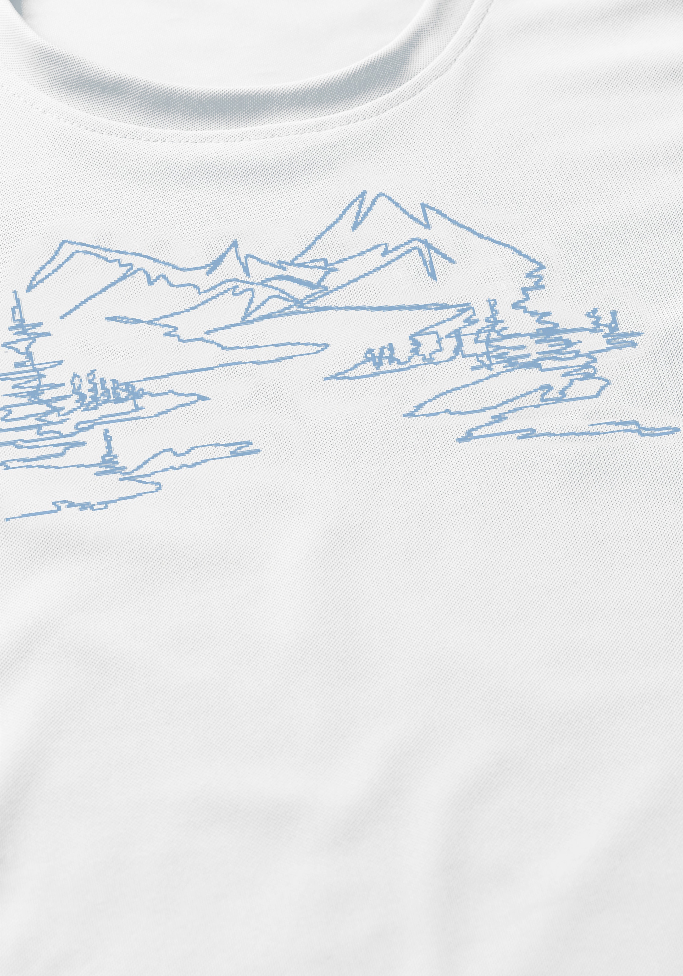 Maier Sports T-Shirt »Wilma Print« Damen Kurzarmshirt, leichtes Sommer Funktionsshirt, Rundhals, Reg Fit