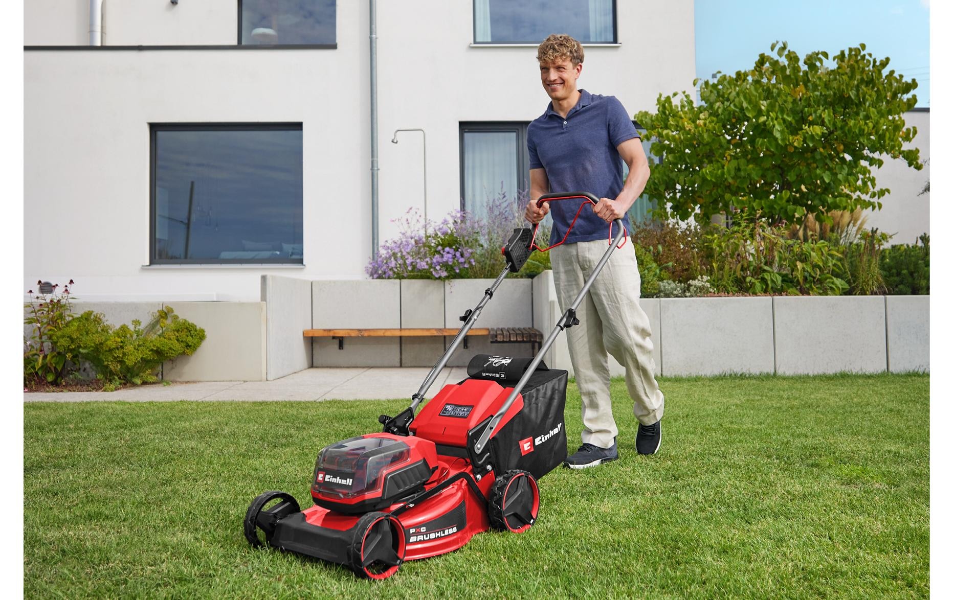 Einhell Akkurasenmäher »GC-CM 36/46 S Li BL (2x4,0Ah)« Inkl. 2x 4,0Ah Akku