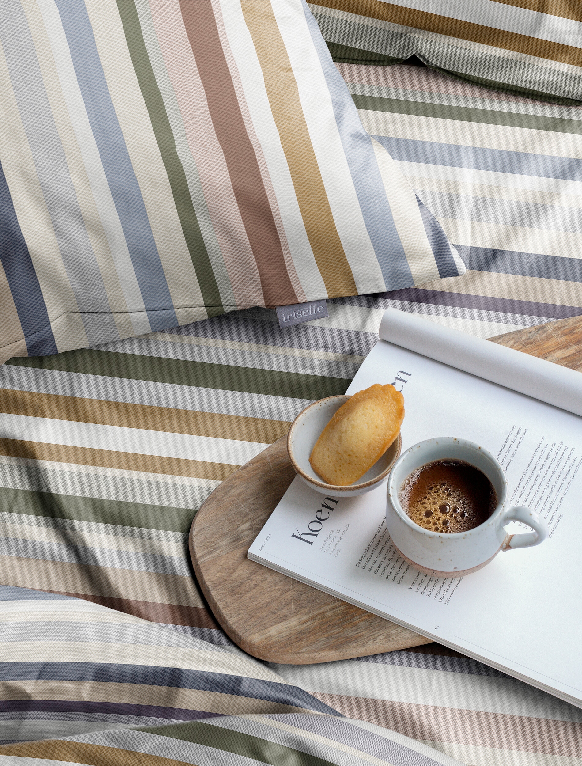 Irisette Linge de lit »Wave 8690« 2 confortable et respirant, qualité toutes saisons