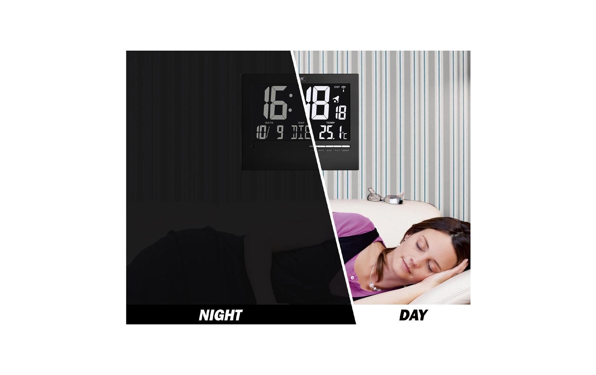 TFA Dostmann Horloge murale radio