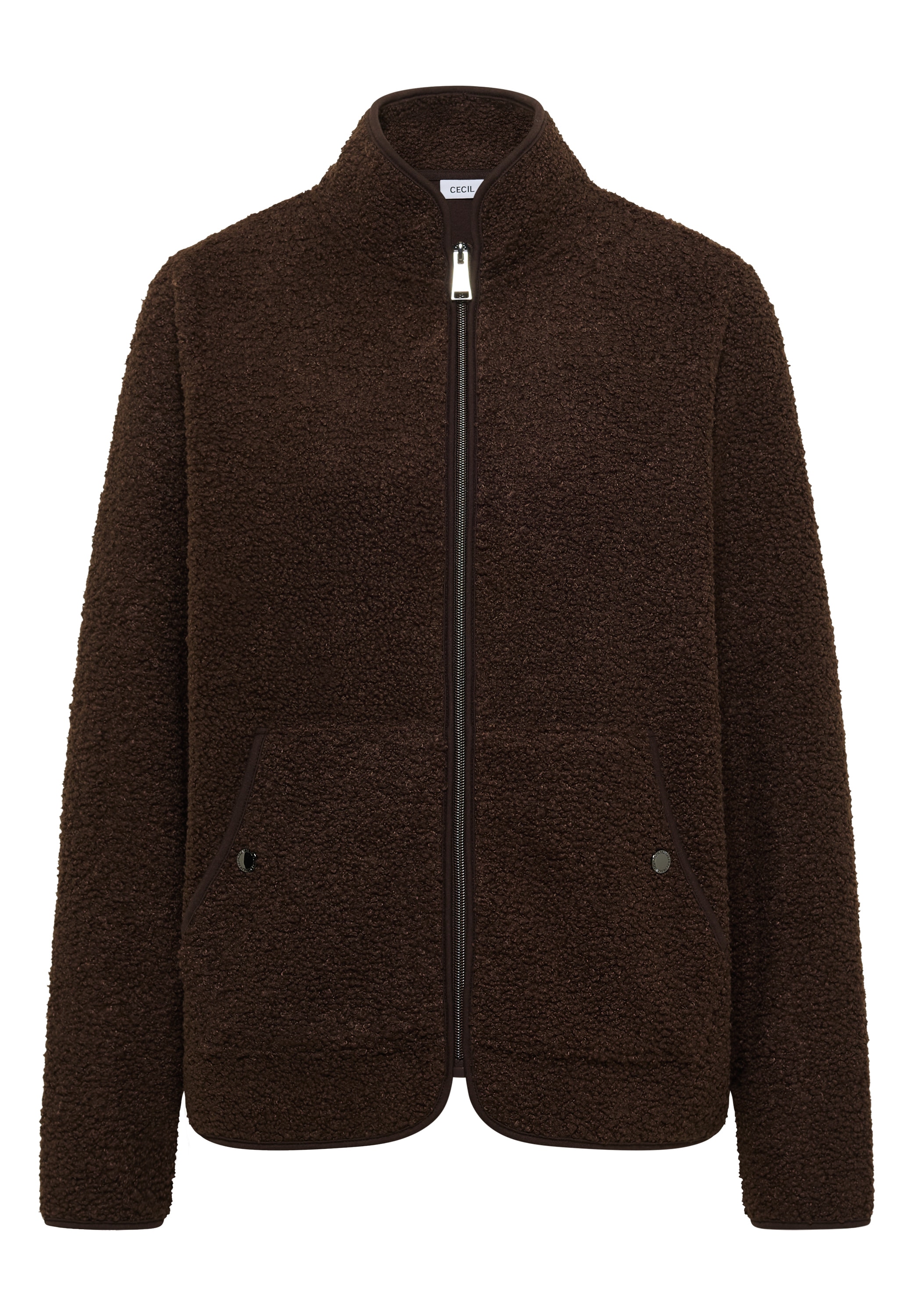 Cecil Sweatjacke mit Stehkragen