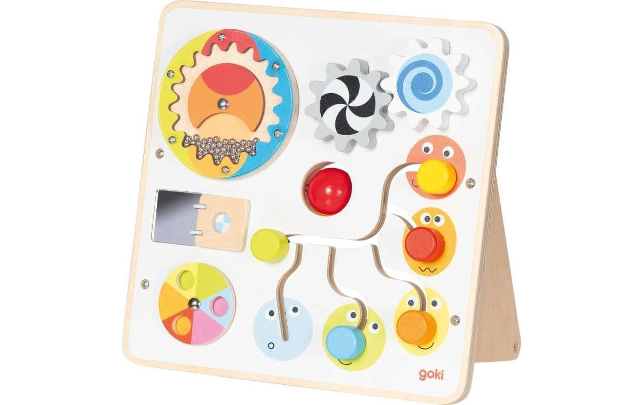 goki Planche de motricité »Activity- und Motorikboard 22,5 x 12 x 22 cm«